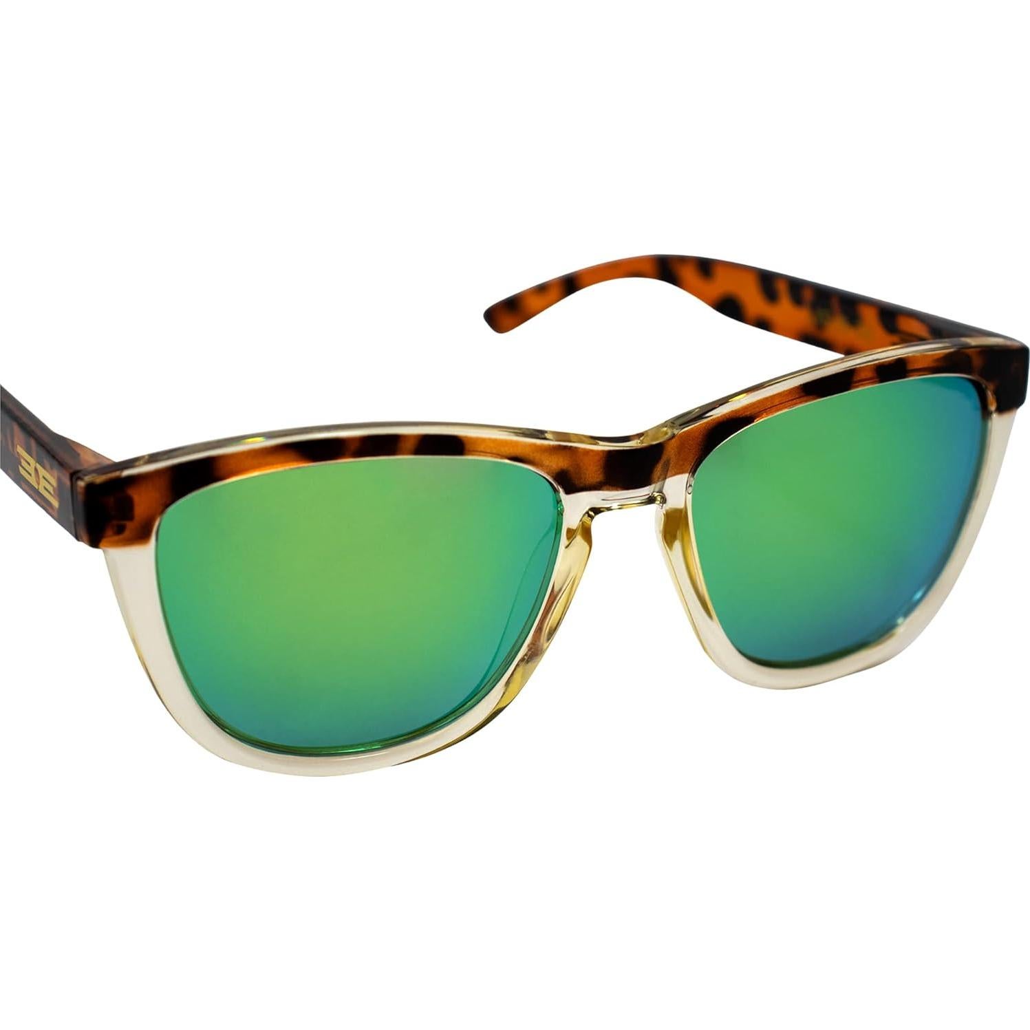 Gafas de sol deportivas Epoch Eyewear LXE polarizadas verde espejo