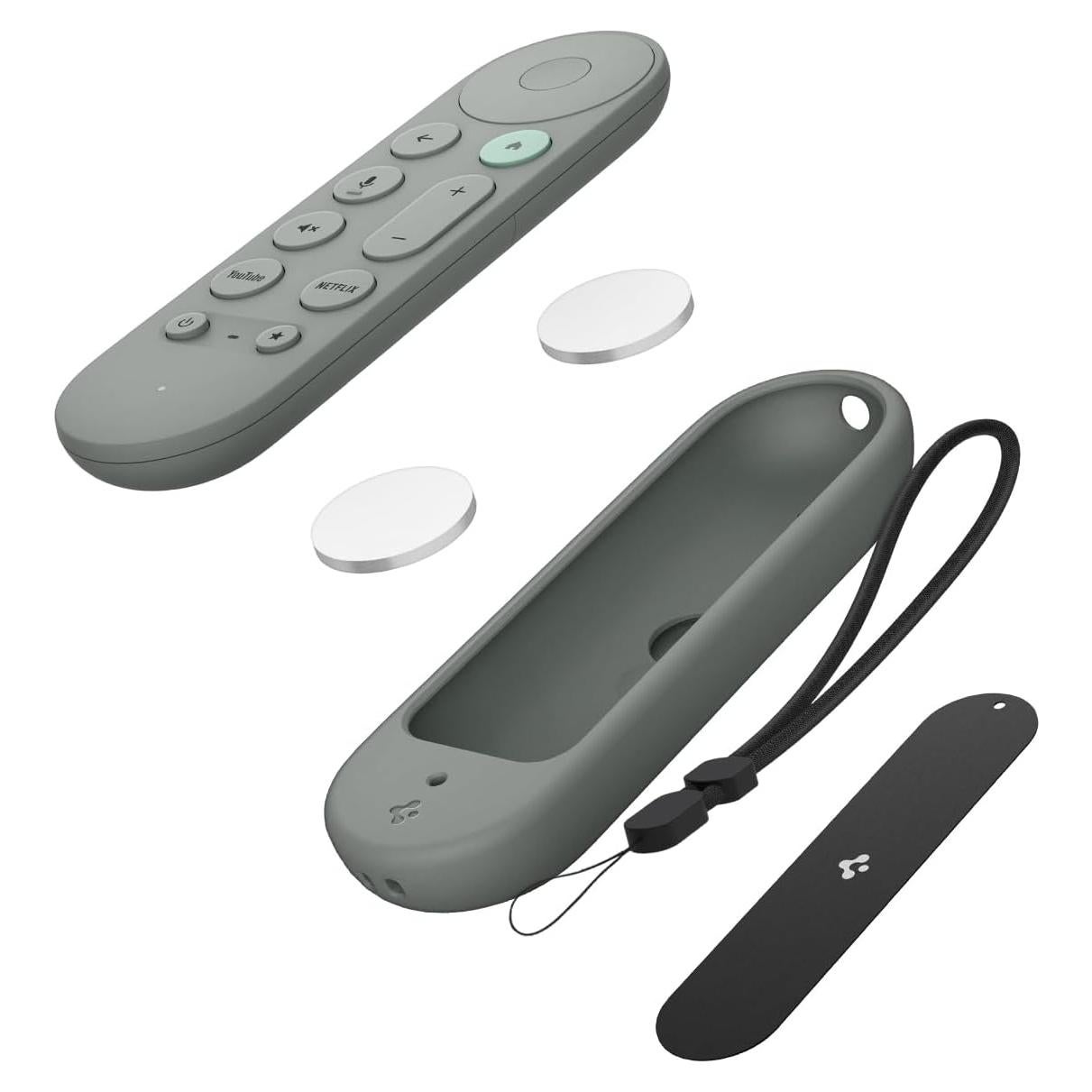 Funda de Silicona Spigen para Control Remoto Google TV 4K - Avellana