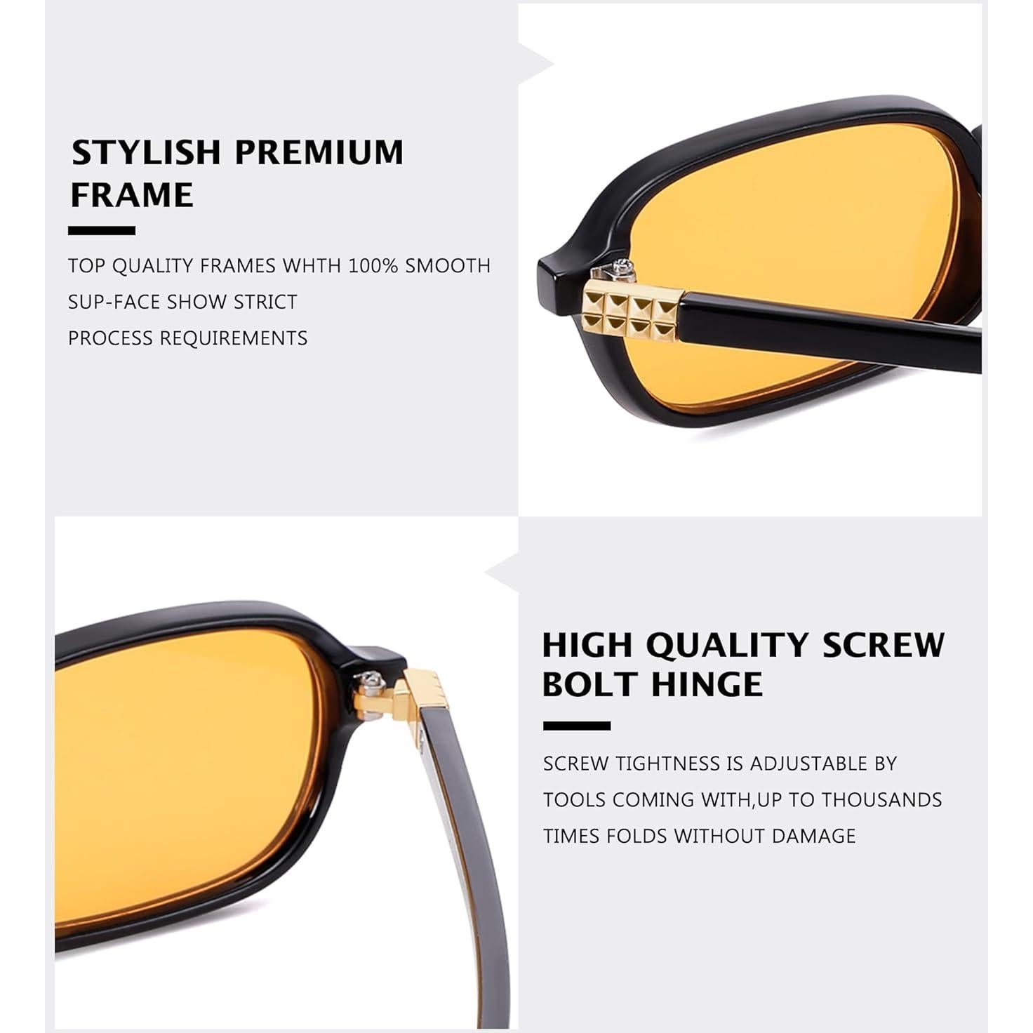 Gafas de Sol Rectangulares NULOOQ para Mujeres UV400