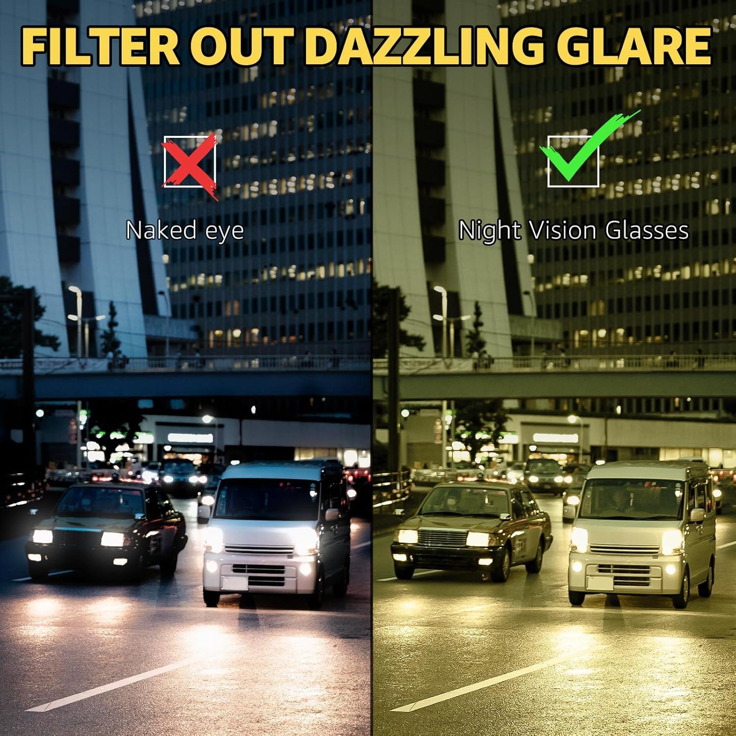 Gafas de Visión Nocturna Myiaur Polarizadas Amarillas UV