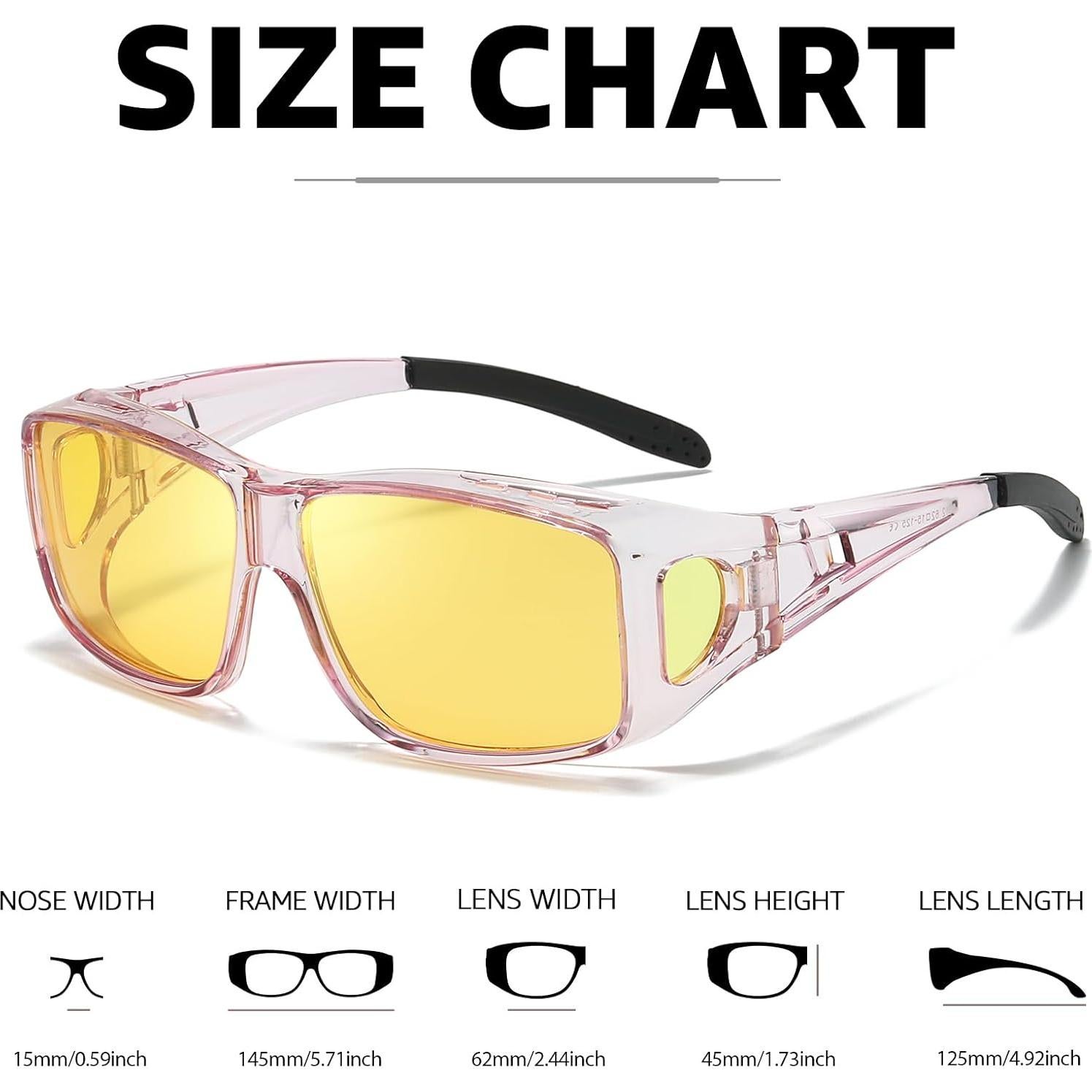 Gafas de Visión Nocturna Myiaur Polarizadas Amarillas UV