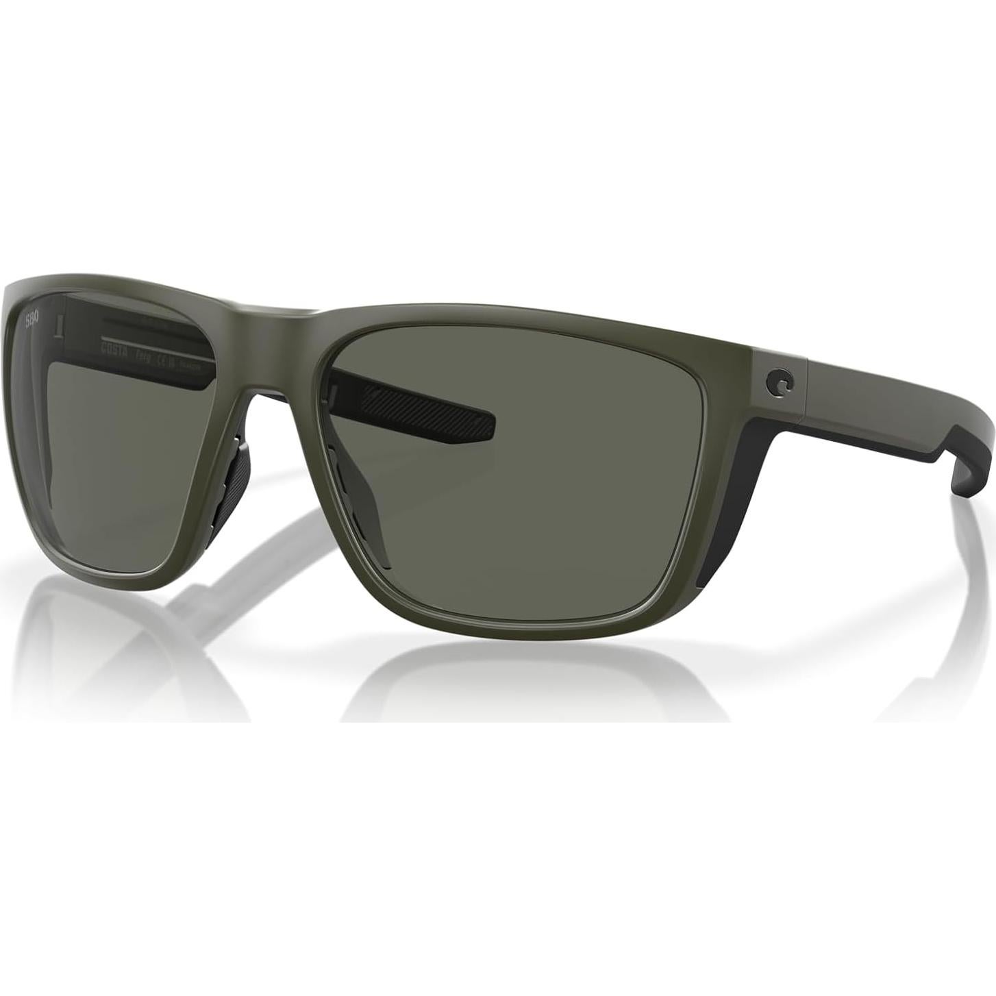 Gafas de sol Costa Del Mar Ferg Square 59mm Oliva Mate Gris