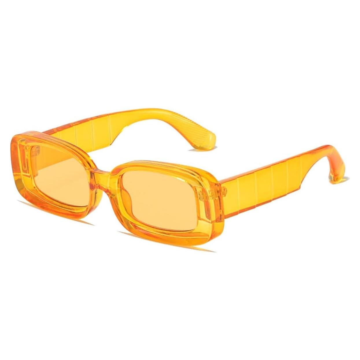 Gafas de sol retro cuadradas ADMIRANDO amarillas