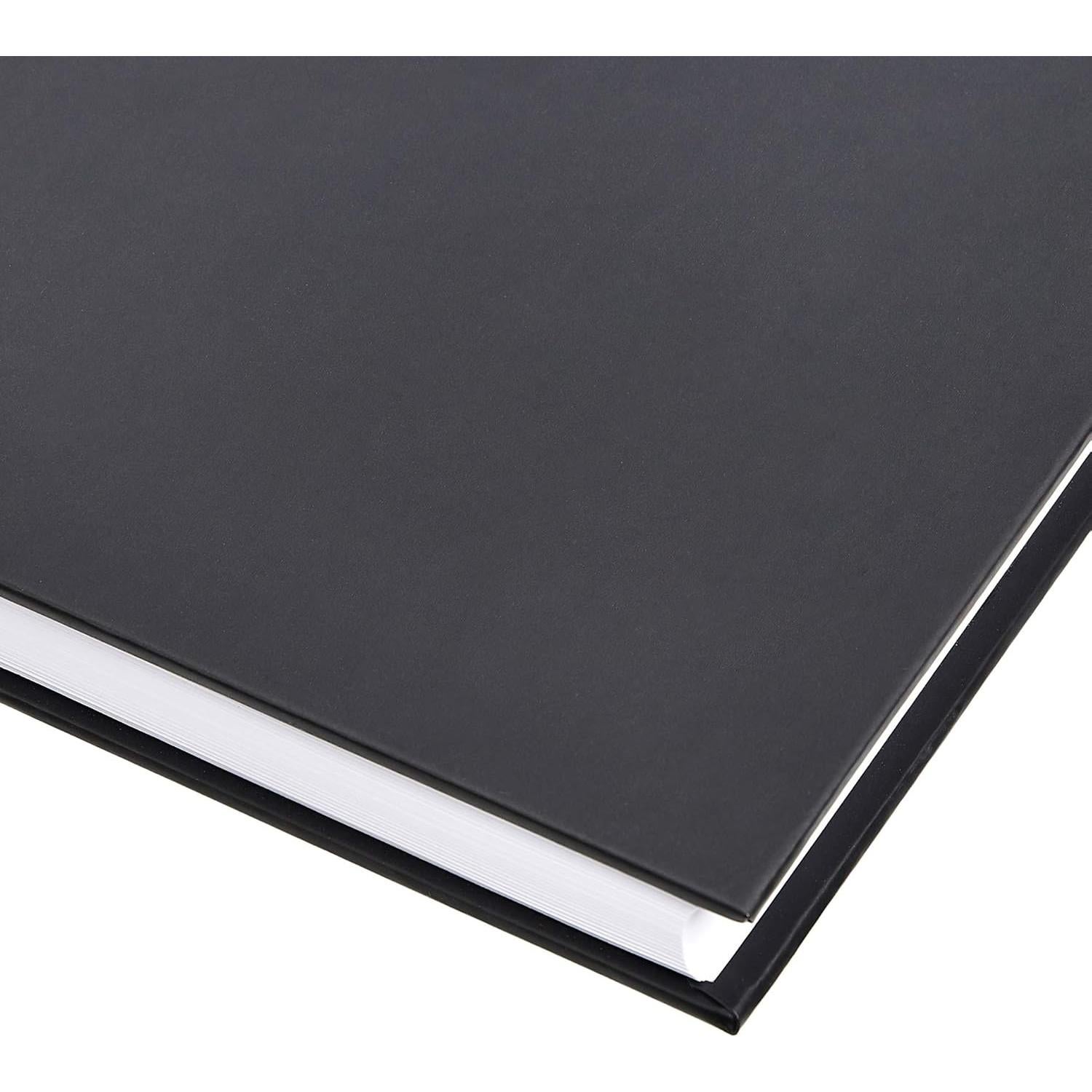 Diarios Profesionales Amazon Basics, 2 Unidades, Negro, 26.67x19.05 cm