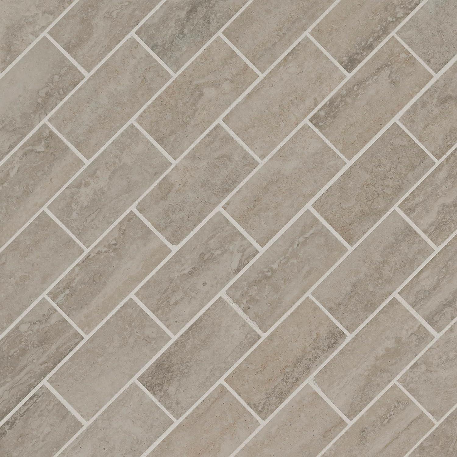 Azulejo de Porcelana Pulido MSI Veneto 10.16 cm Blanco