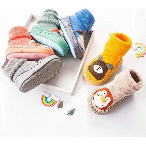 Mocasin Antideslizante MarJunSep para Bebé 0-24 Meses 3 Pares