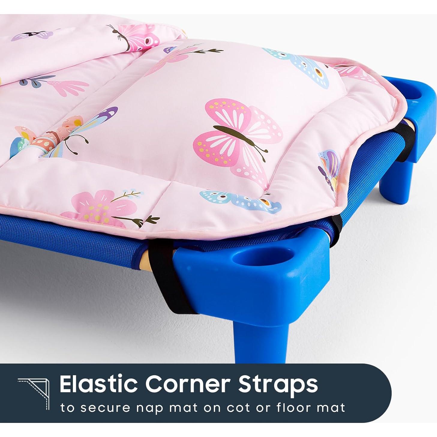 Esterilla de Siesta Despertar en Nube Rosa 132x56 cm con Almohada