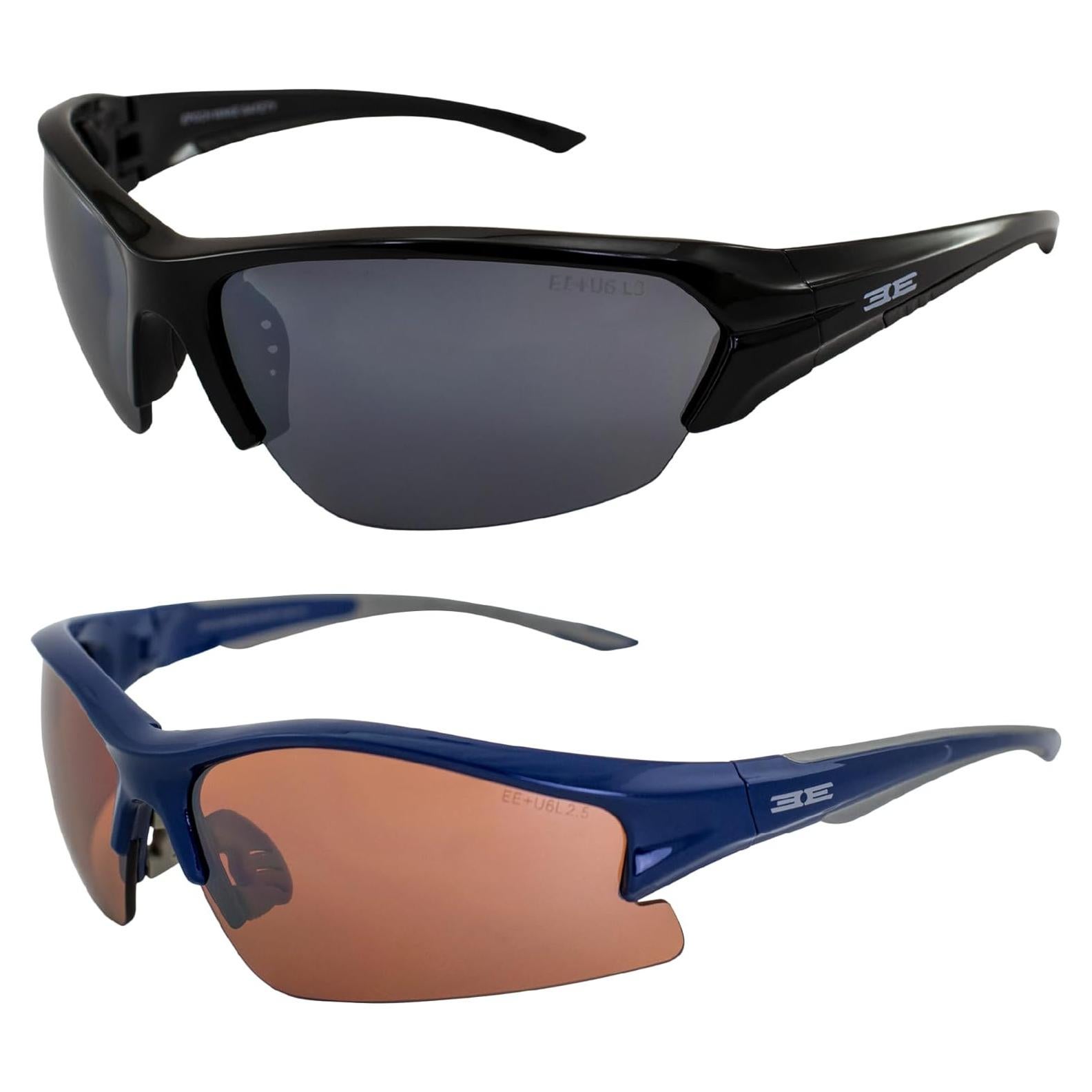 Gafas de sol deportivas Epoch Eyewear 2 pares unisex con lentes UV