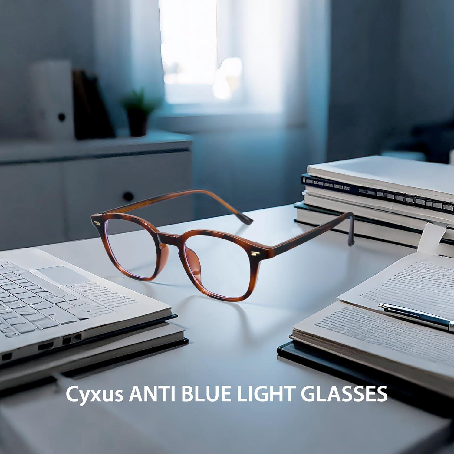 Gafas de Luz Azul Cyxus TR90 Turquesa 8275 Anti Fatiga Ocular