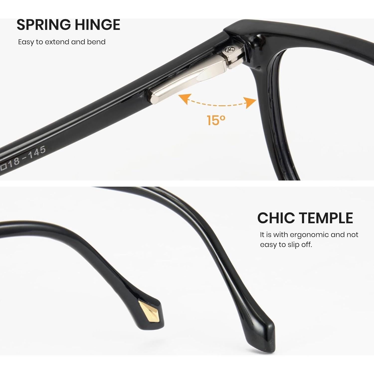 Gafas Fotoquímicas Cyxus 8193 UV y Luz Azul Marco Redondo