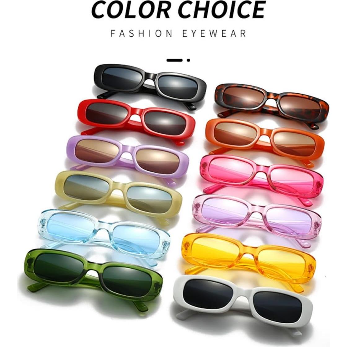 Gafas de sol retro rectangulares IKANOO UV400 para mujer y hombre