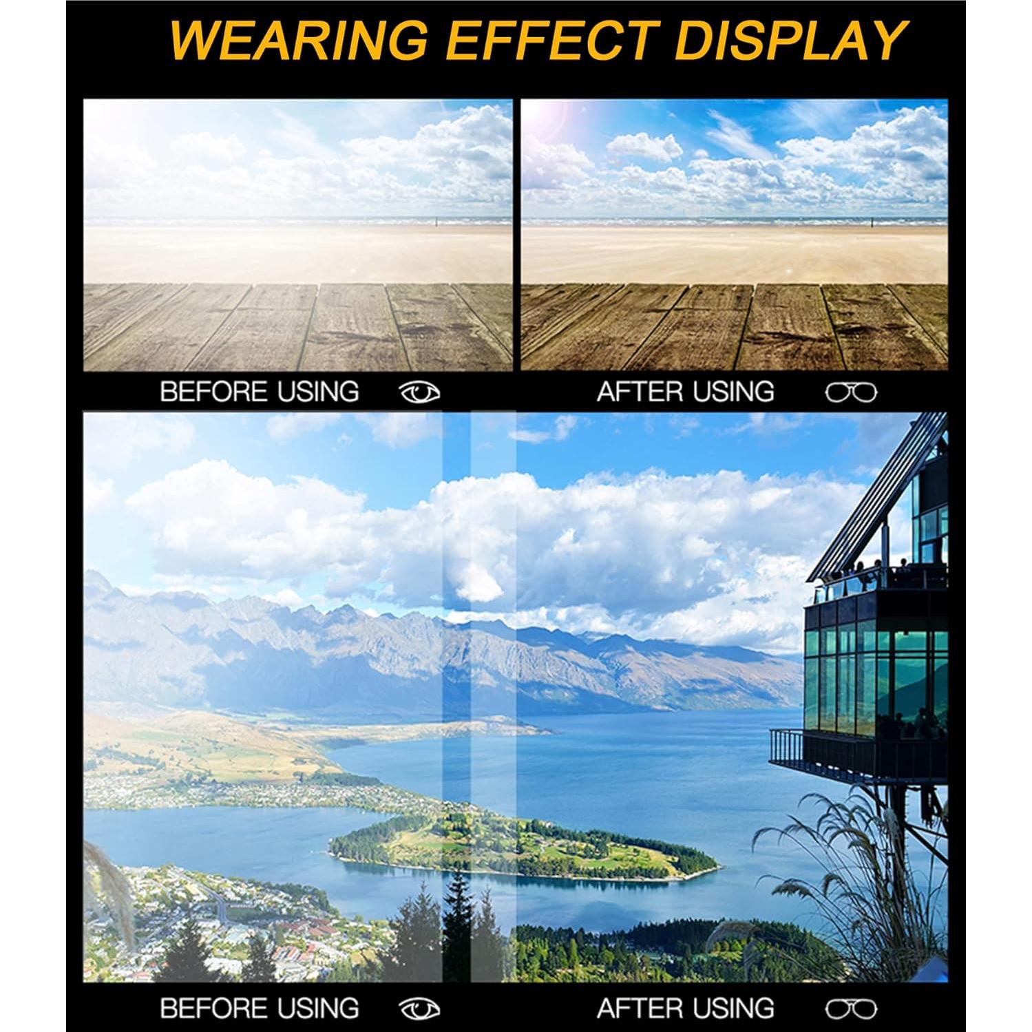 Gafas de sol polarizadas EYLRIM EYL5015 unisex marco circular