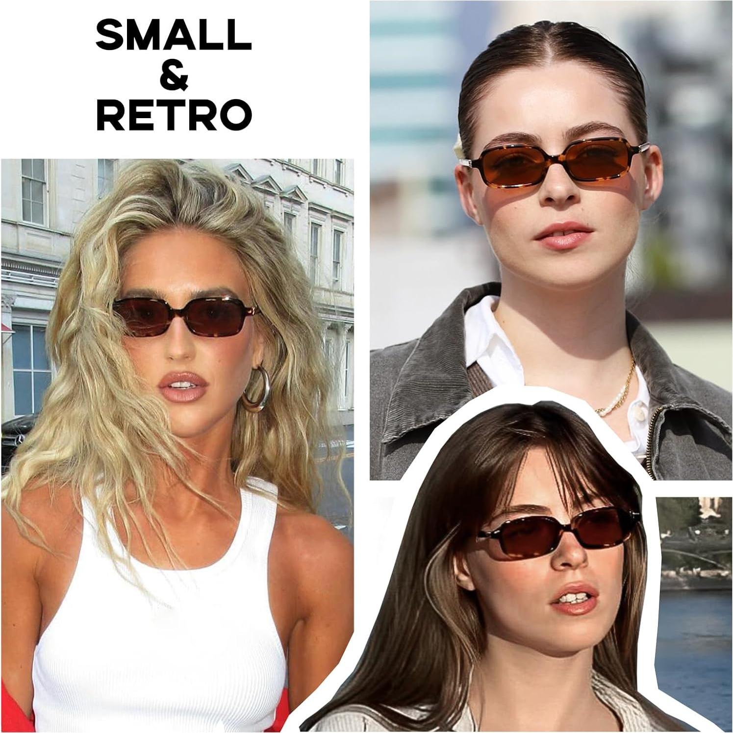 Gafas de Sol Rectangulares Estrechas Mosanana MS52479 UV400