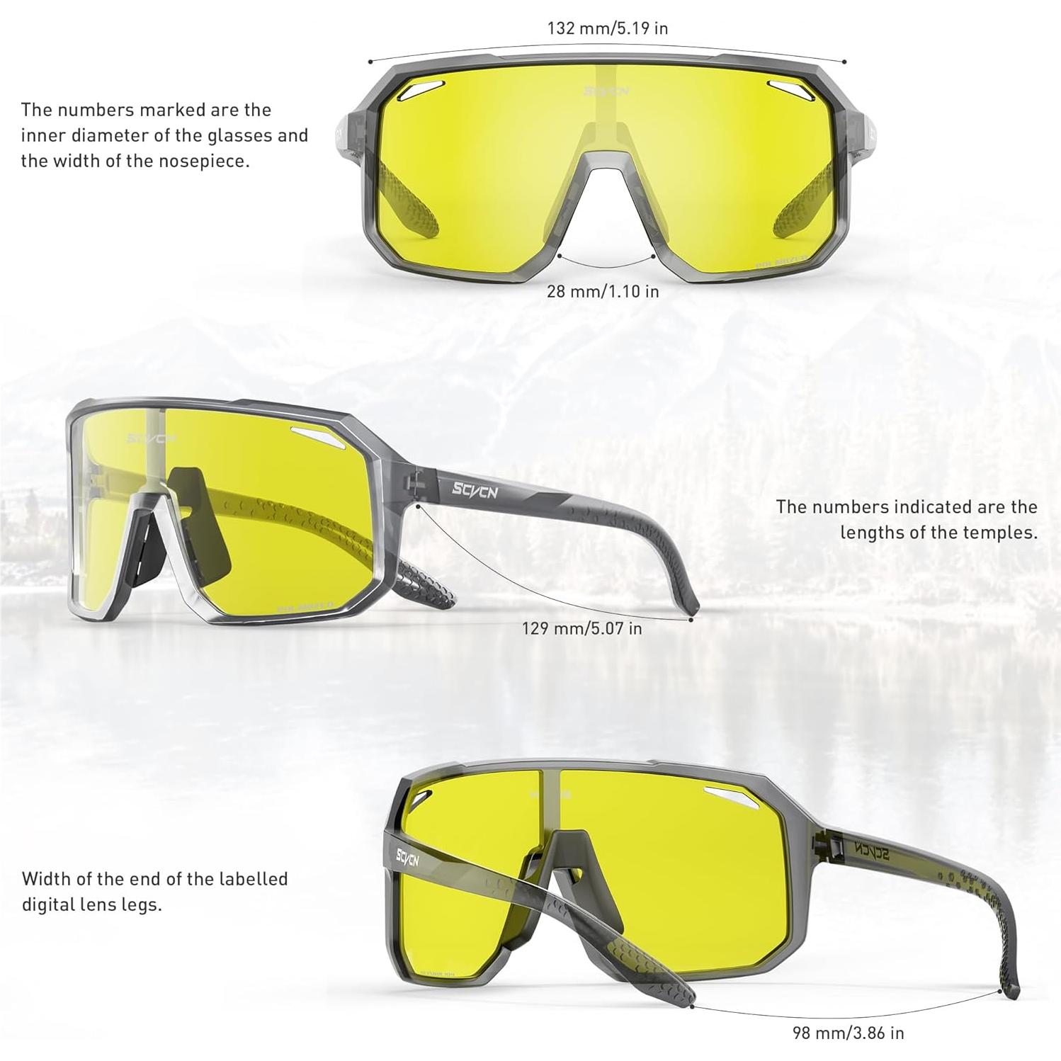 Gafas de Conducción Polarizadas DZ-S62 con Lentes Amarillos