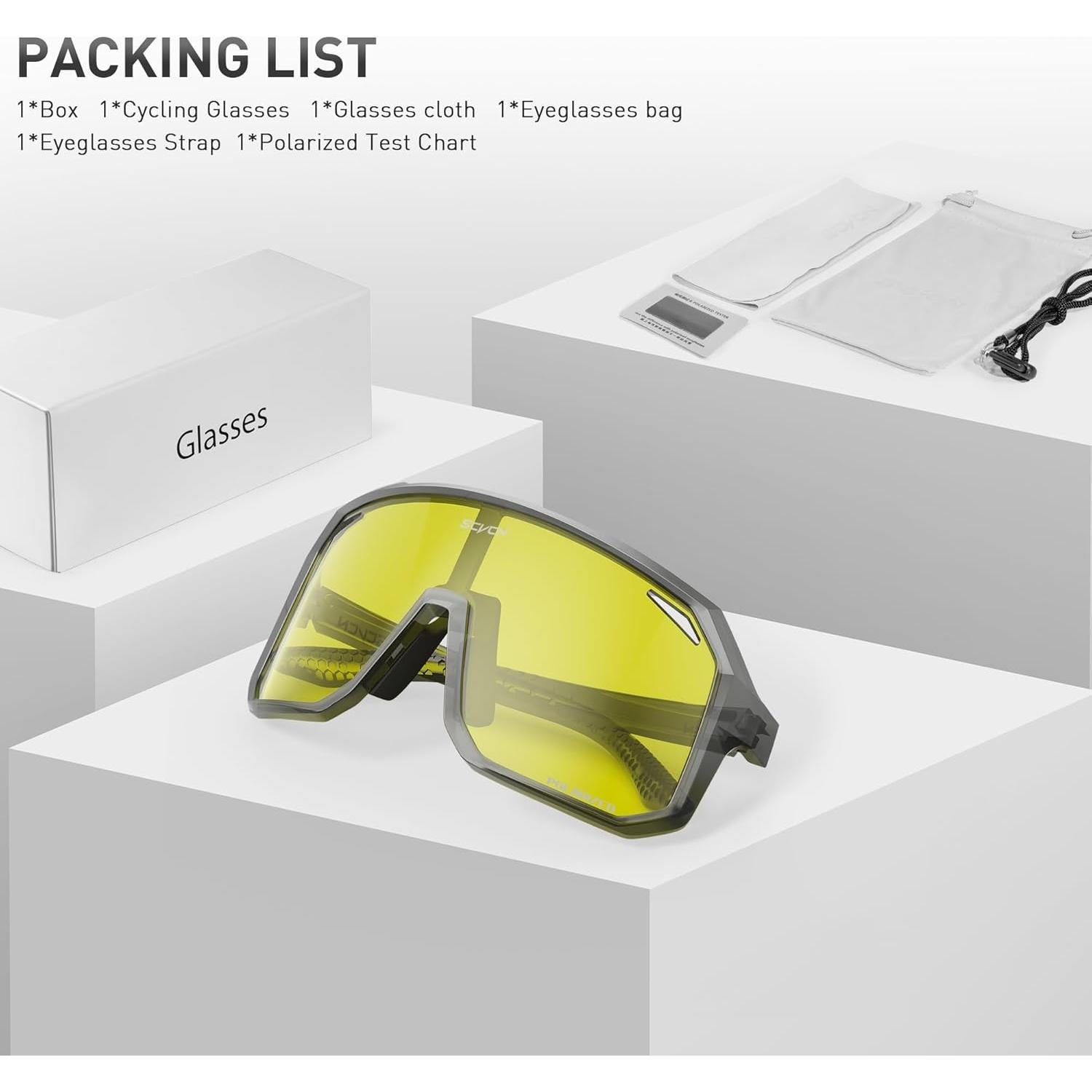 Gafas de Conducción Polarizadas DZ-S62 con Lentes Amarillos