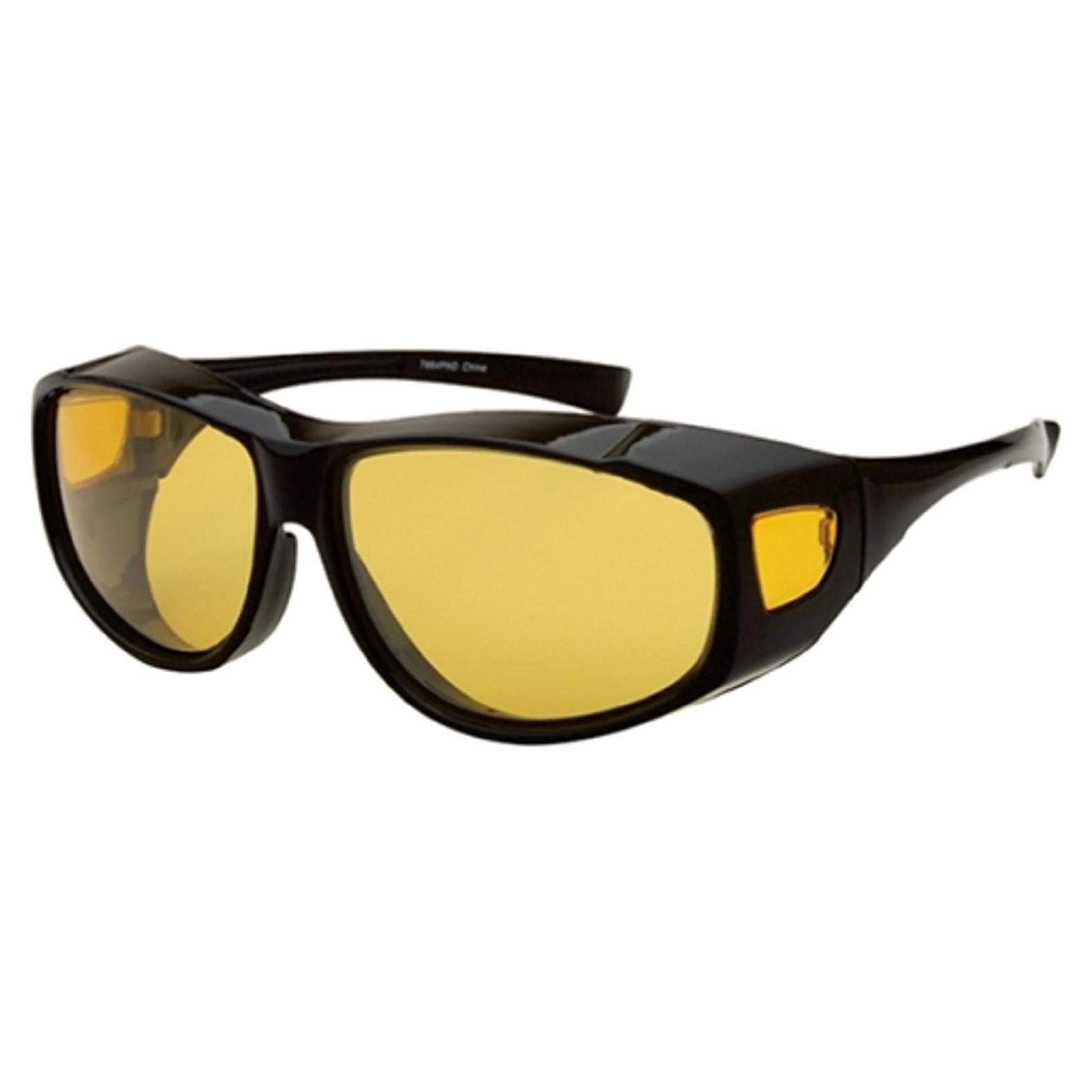 Gafas de Conducción Nocturna Amarillas para Usar sobre Gafas