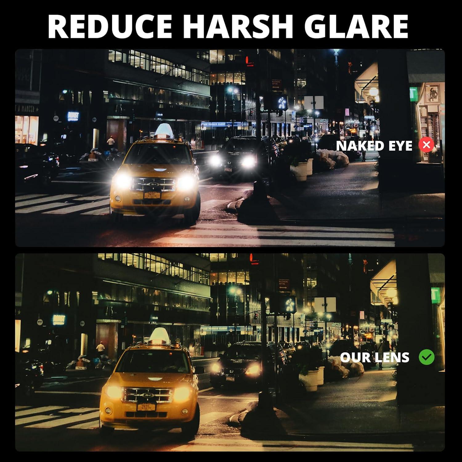 Gafas de Visión Nocturna VIEWBETTER Fit Over Lente Amarillo