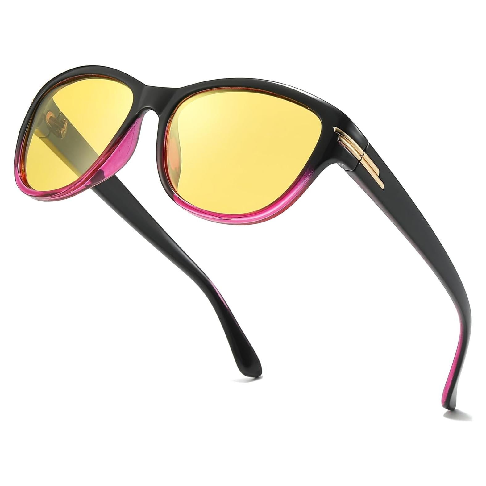 Gafas de Conducción Nocturna SODQW Polarizadas UV400 Amarillas