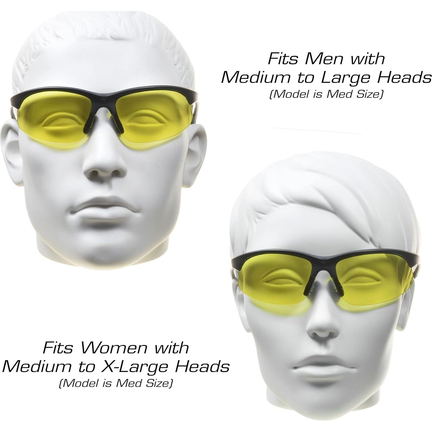Gafas de Sol Bifocales proSPORT HD Amarillo +1.50 a +2.50