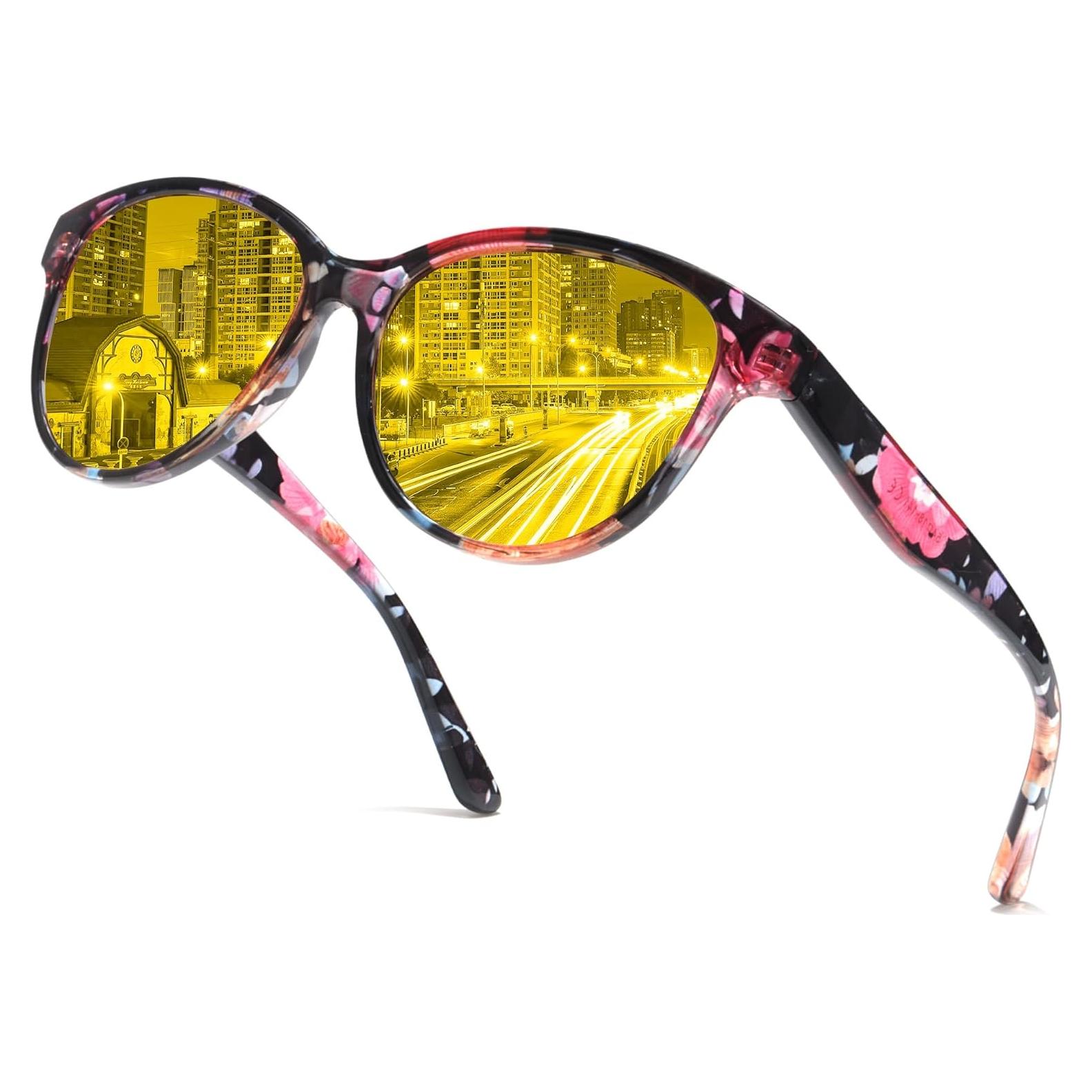 Gafas de Visión Nocturna LVIOE Amarillas Polarizadas Unisex