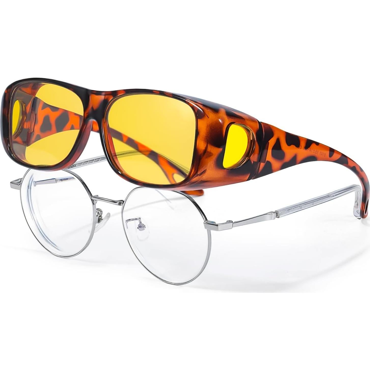 Gafas de Conducción Nocturna SIPHEW Polarizadas Amarillas