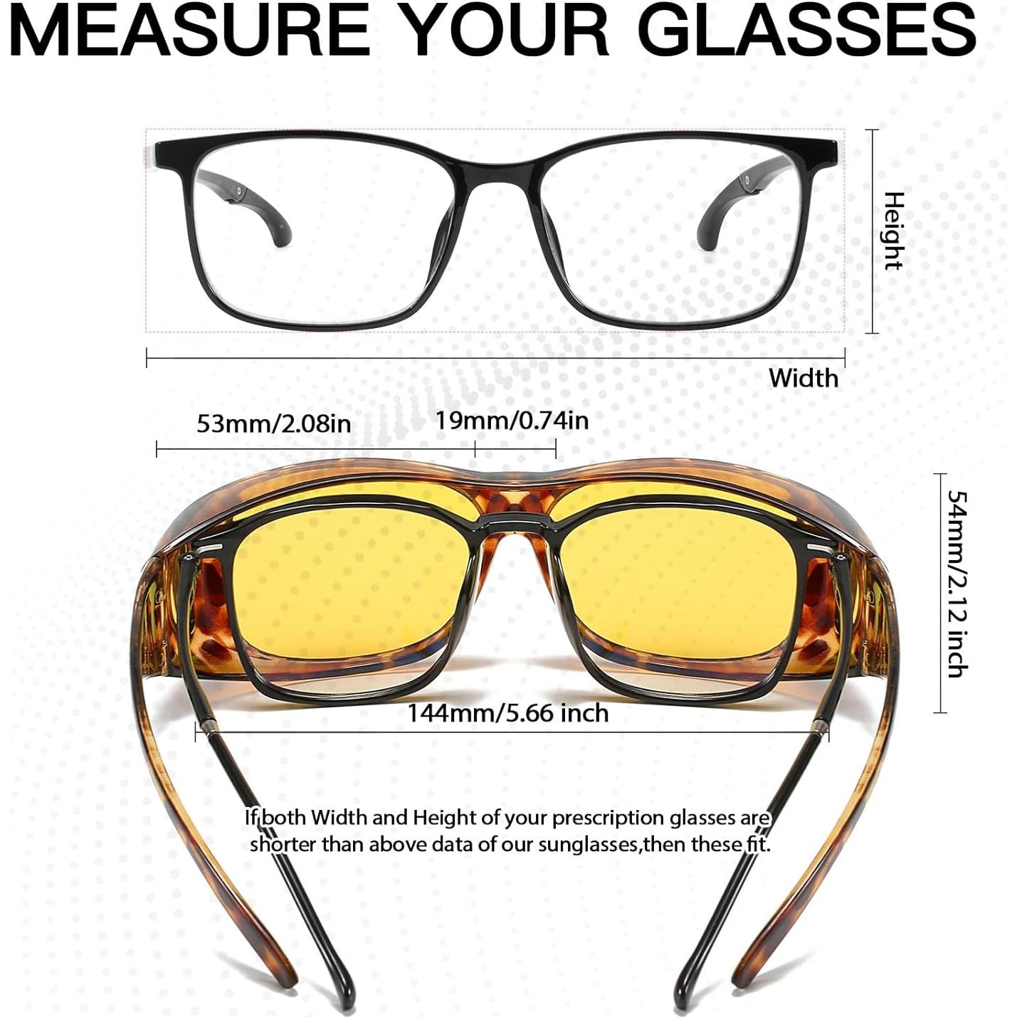 Gafas de Conducción Nocturna SIPHEW Polarizadas Amarillas