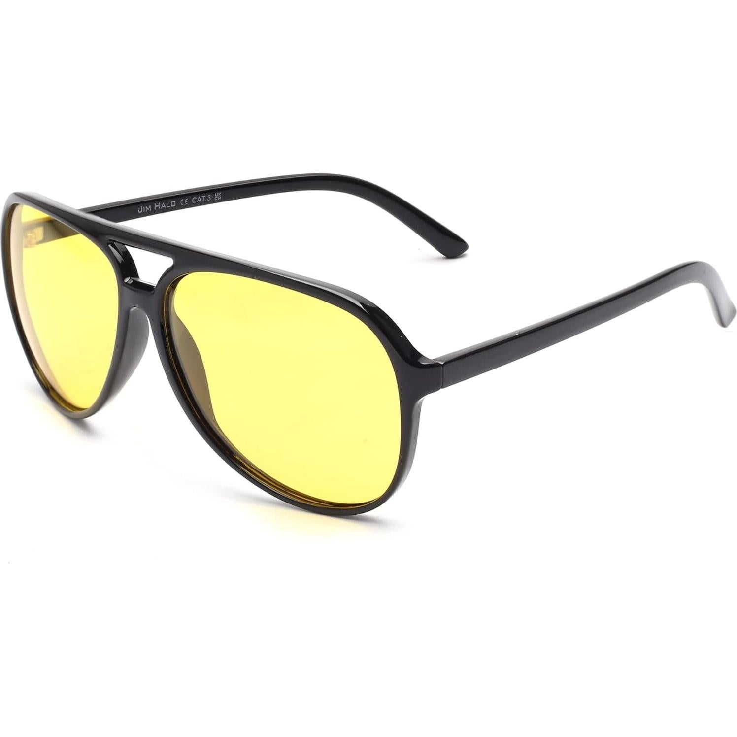 Gafas de Sol Piloto JIM HALO Polarizadas UV400 para Conducción Nocturna