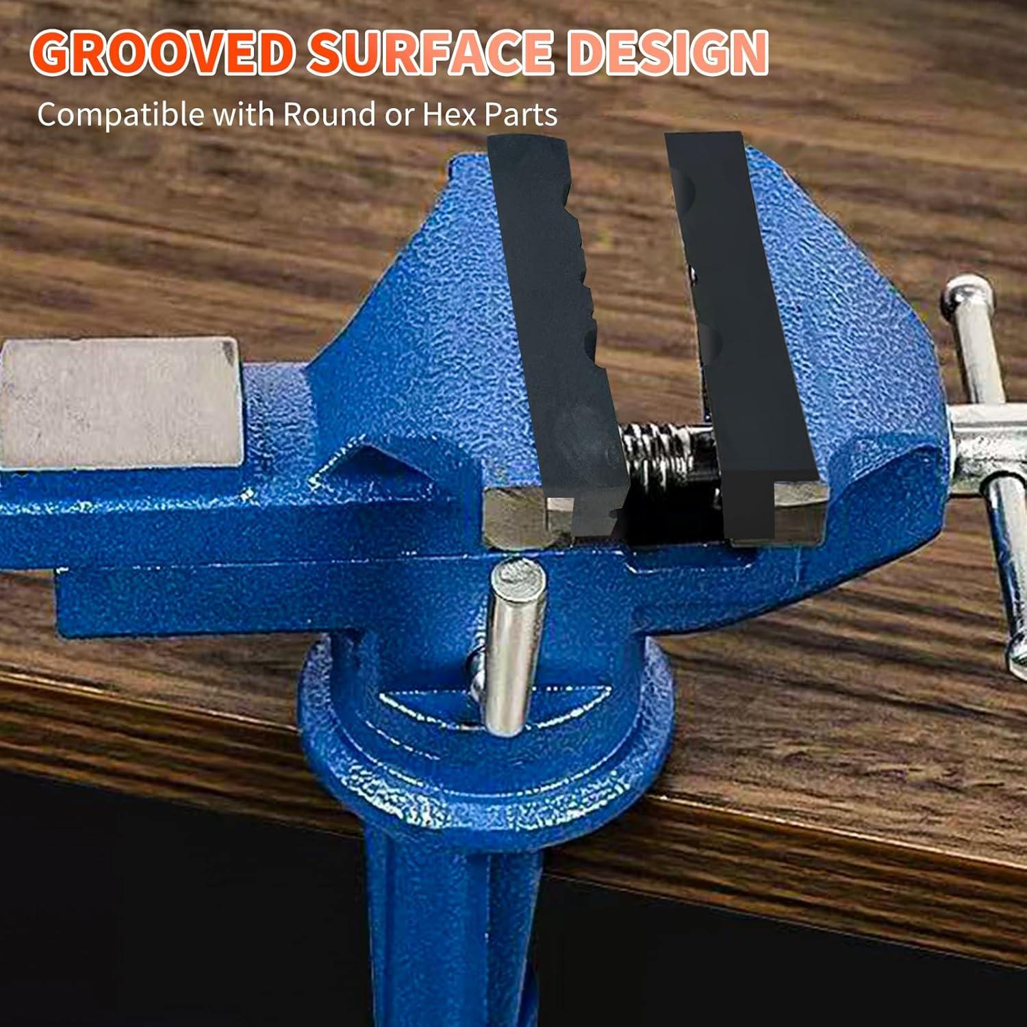 Bloque de prensa de banco NOEAIKE 11.3 oz 4.5" negro/naranja