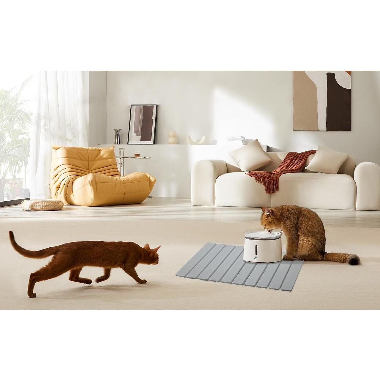 Alfombrilla de Secado de Platos de Piedra Kneejoys 61x39 cm Gris