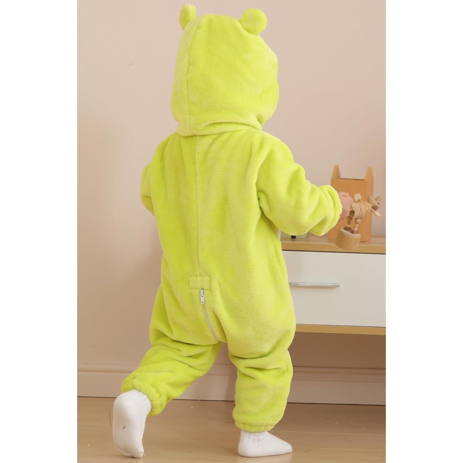 Disfraz de Rana Unisex para Bebé DarkCom - Mono con Capucha