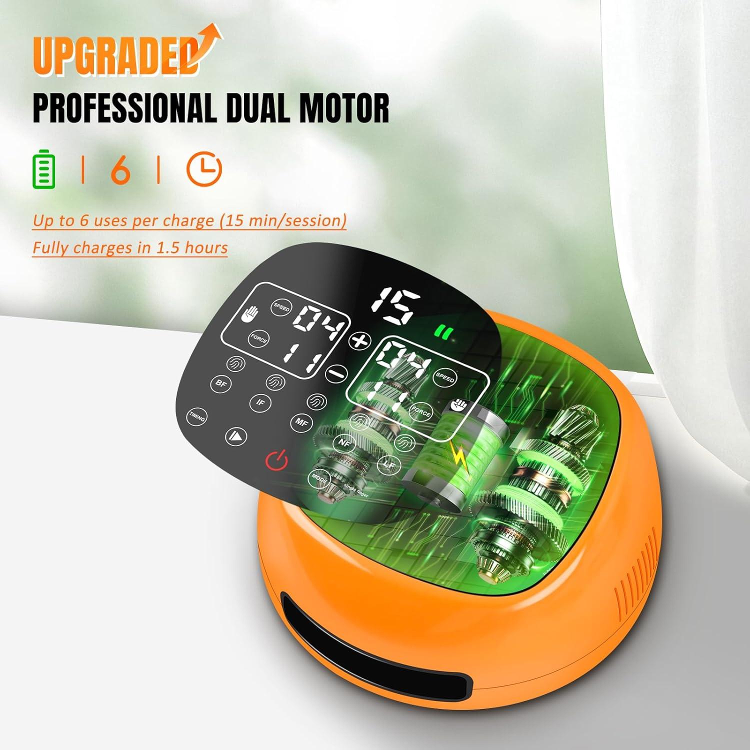 Guantes de Rehabilitación JBMBHC para Mano Izquierda S Naranja