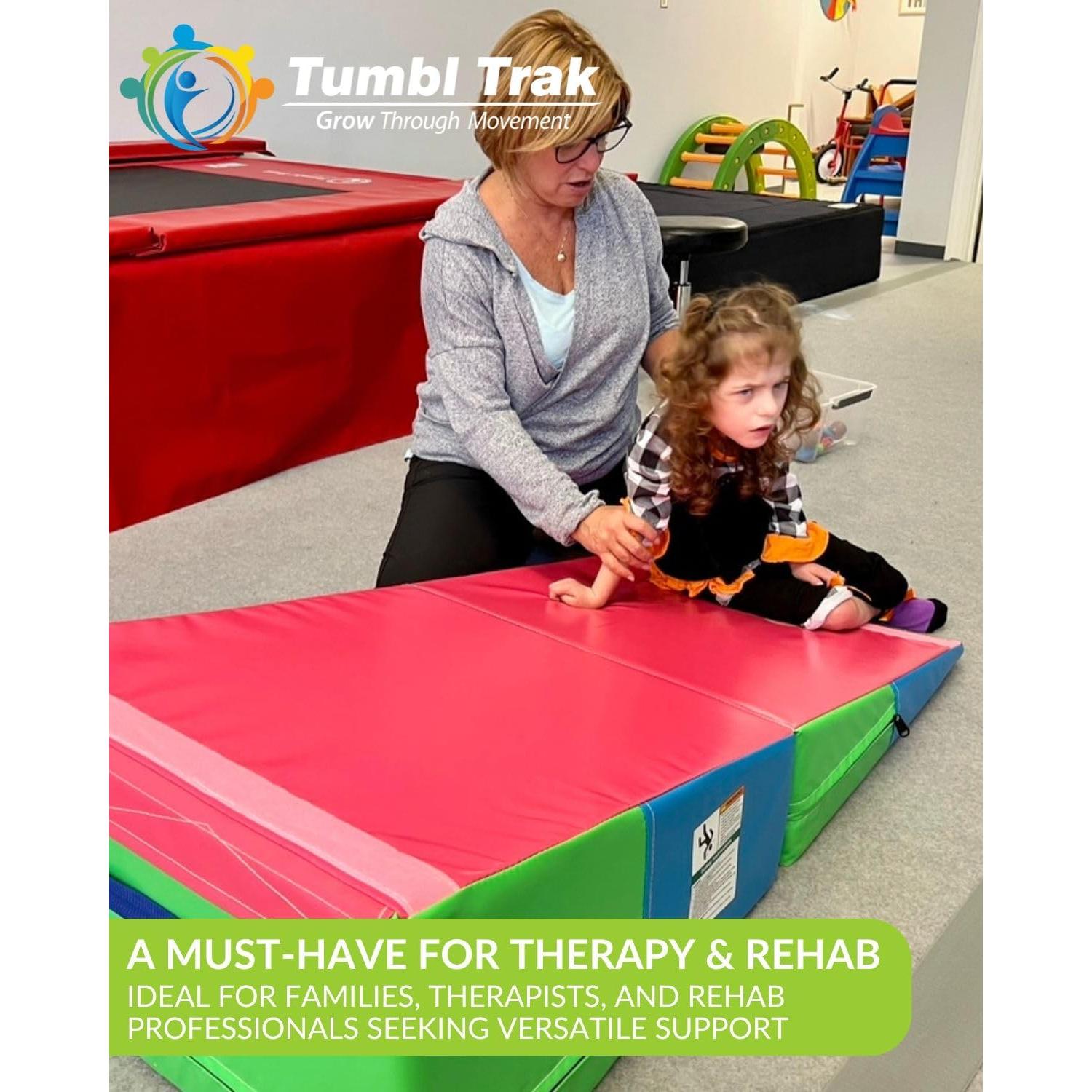 Inclinación Plegable Tumbl Trak 61x122 cm para Terapia Pediátrica