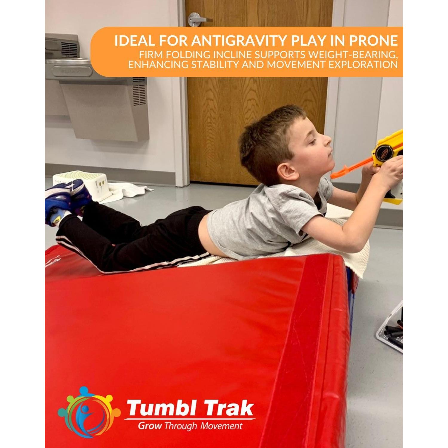 Inclinación Plegable Tumbl Trak 61x122 cm para Terapia Pediátrica