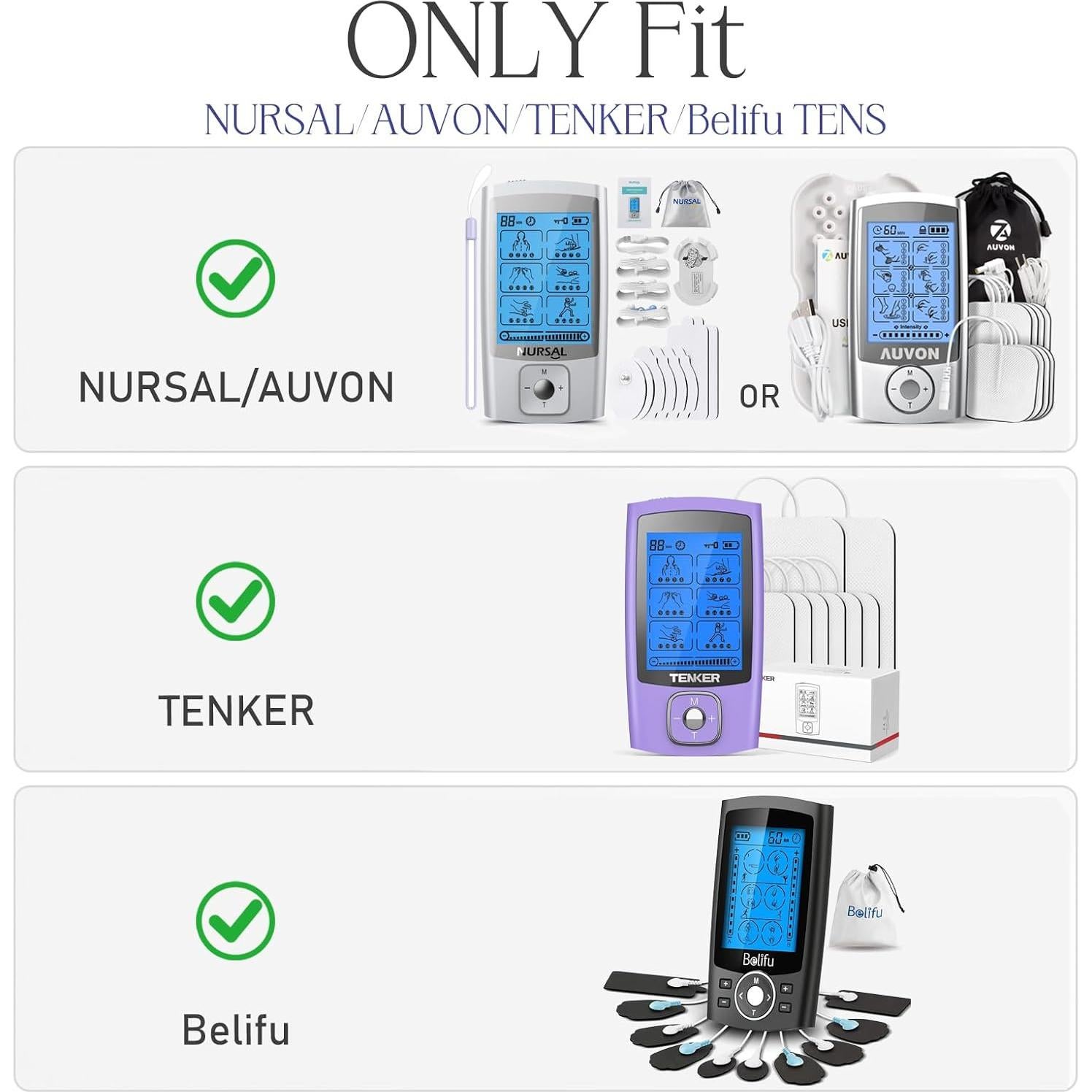 Funda Dura Portátil para Estimulador Muscular NURSAL 24 Modos