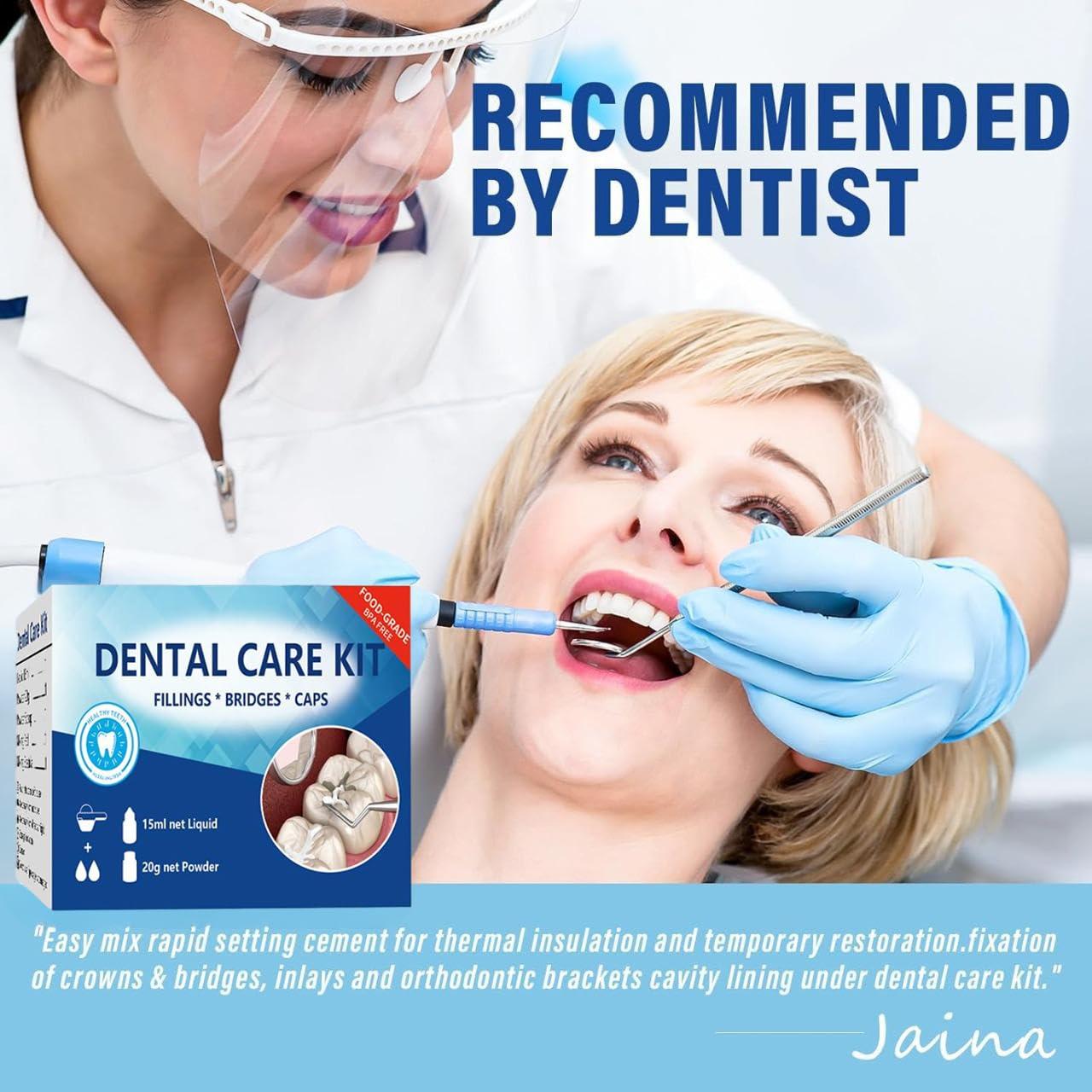 Kit de Reparación Dental Zendentrix - 2 Paquetes de Cemento