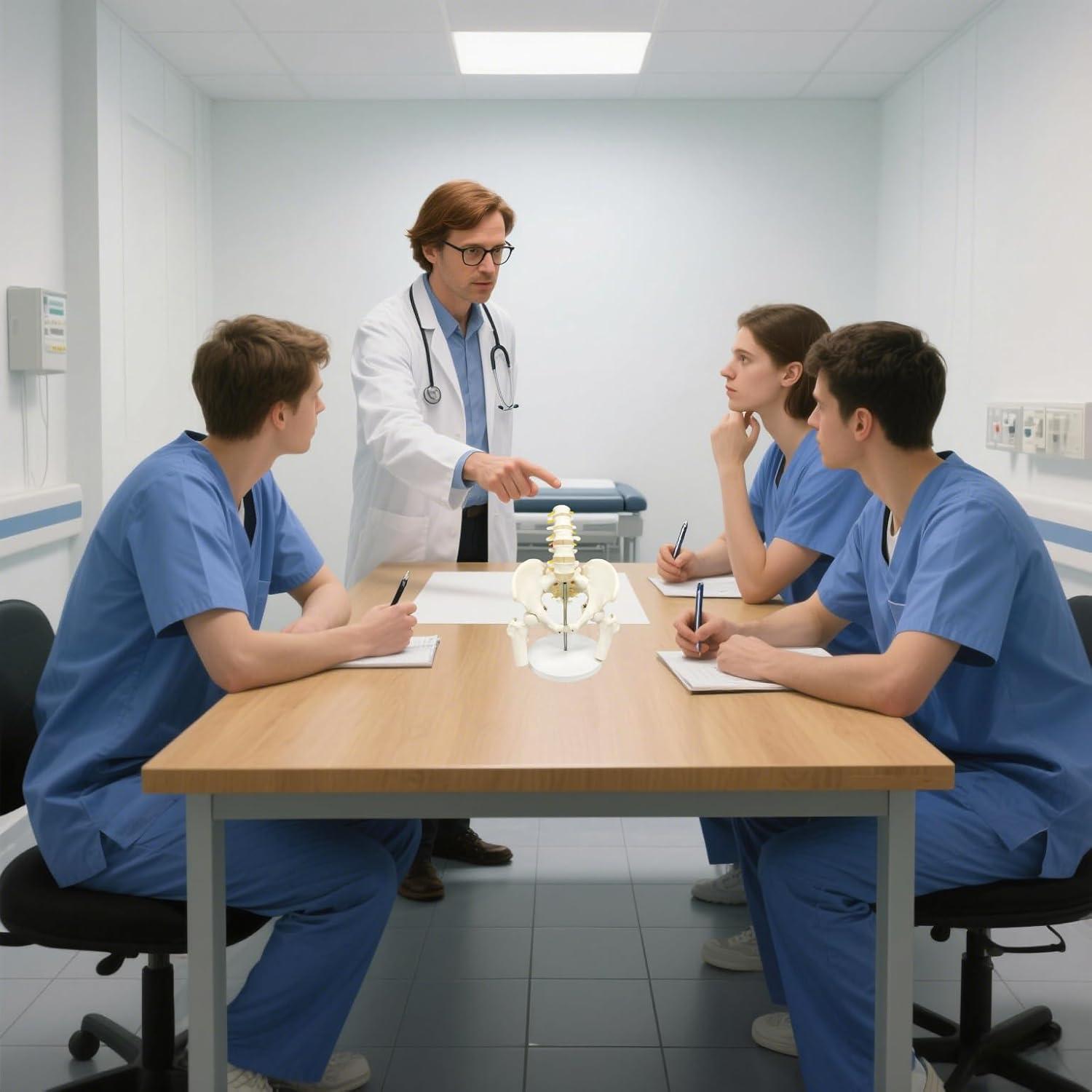 Modelo anatómico de pelvis masculina DRXRD 28cm con columna