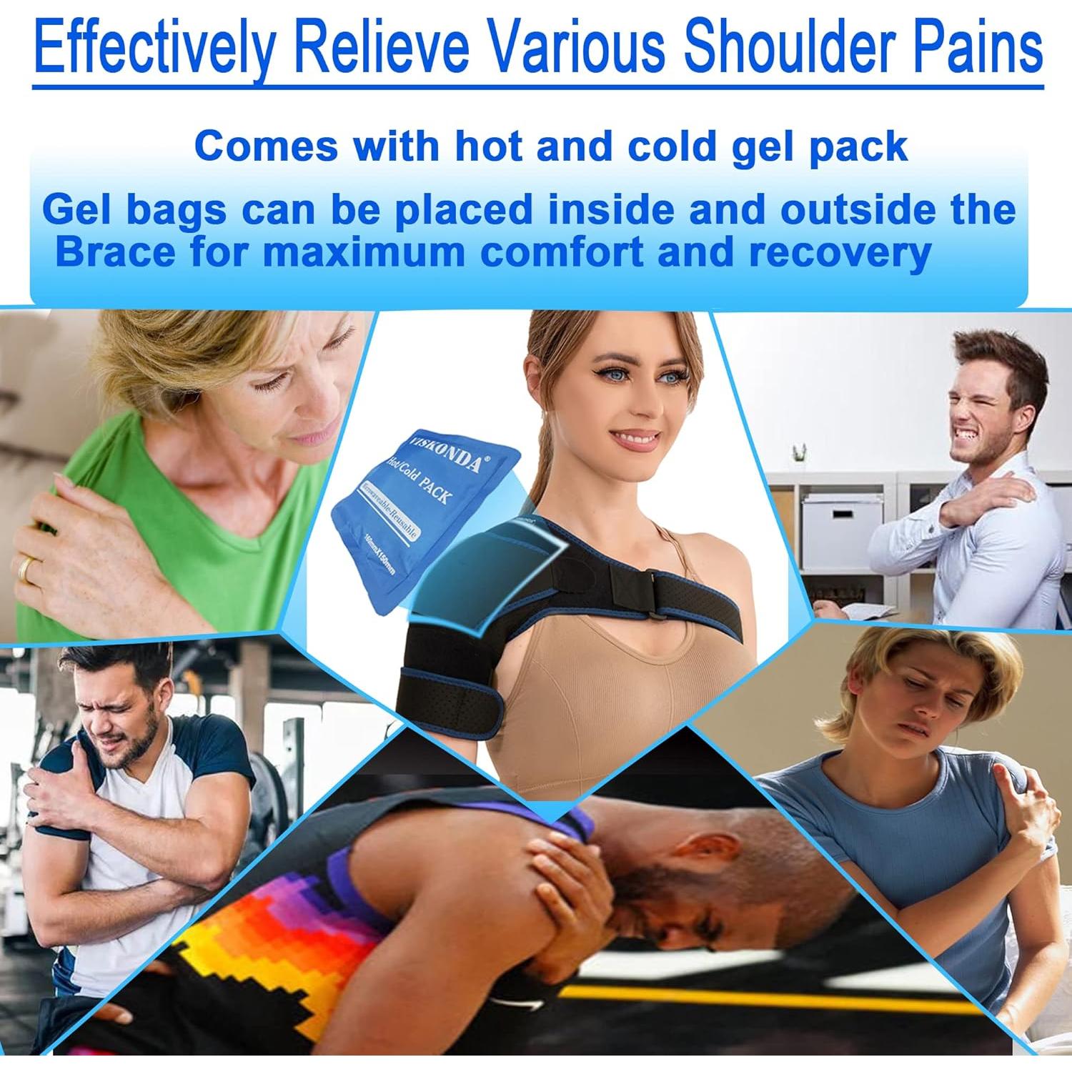 Soporte de Hombro VISKONDA Pequeño con Compresión y Gel