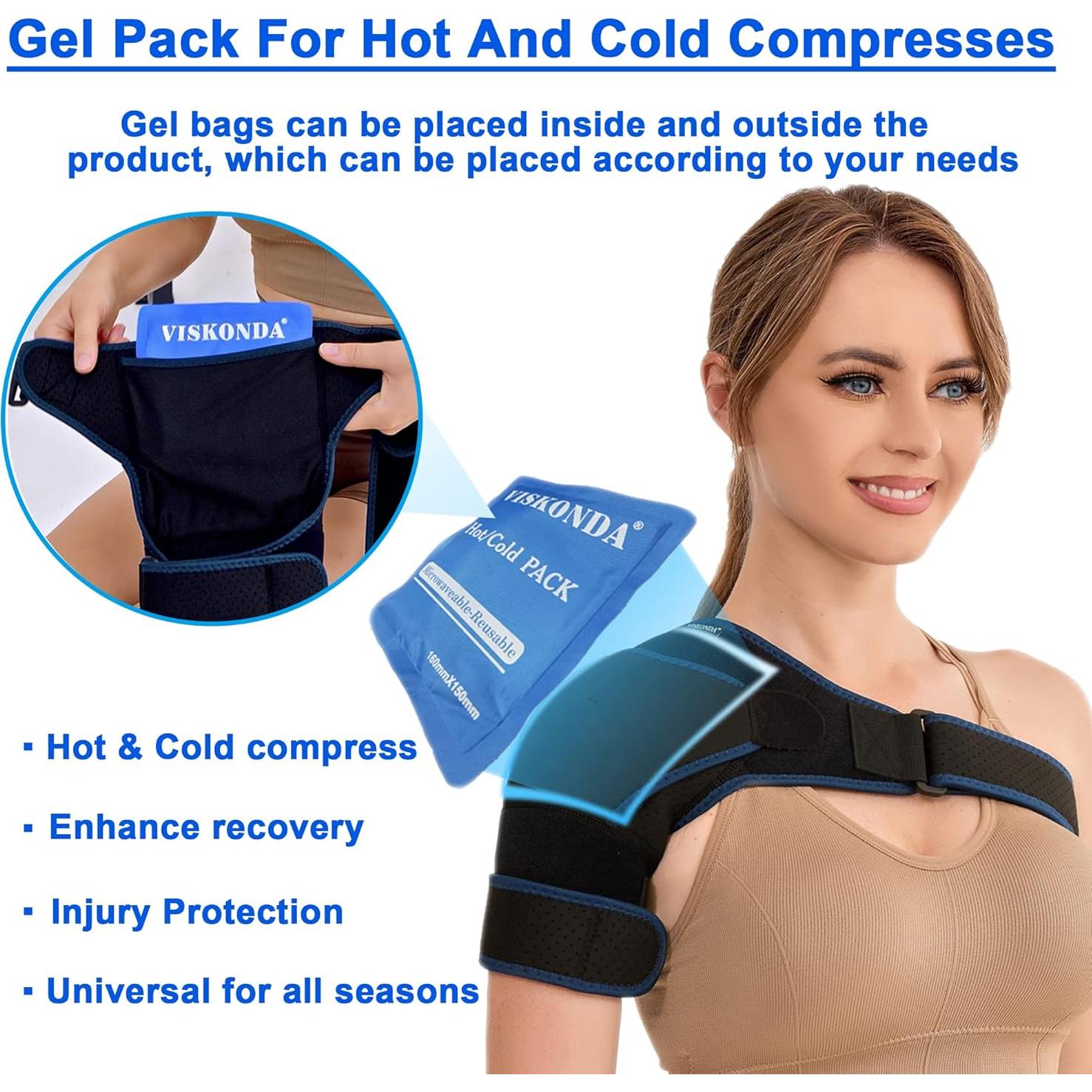Soporte de Hombro VISKONDA Pequeño con Compresión y Gel