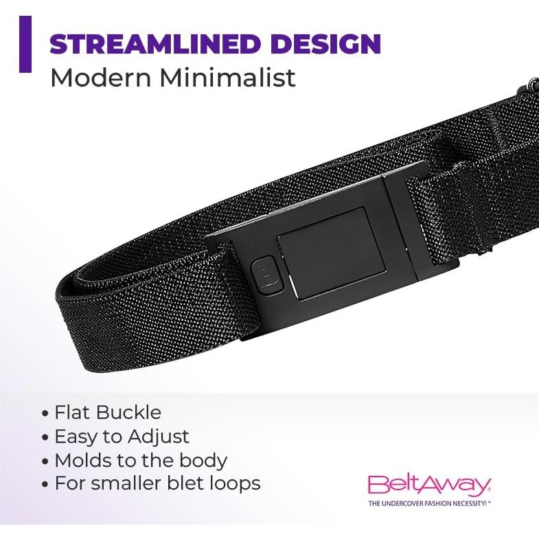 Cinturón Ajustable Estrecho Beltaway para Mujeres - 2.54 cm