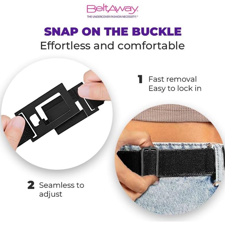 Cinturón Ajustable Estrecho Beltaway para Mujeres - 2.54 cm