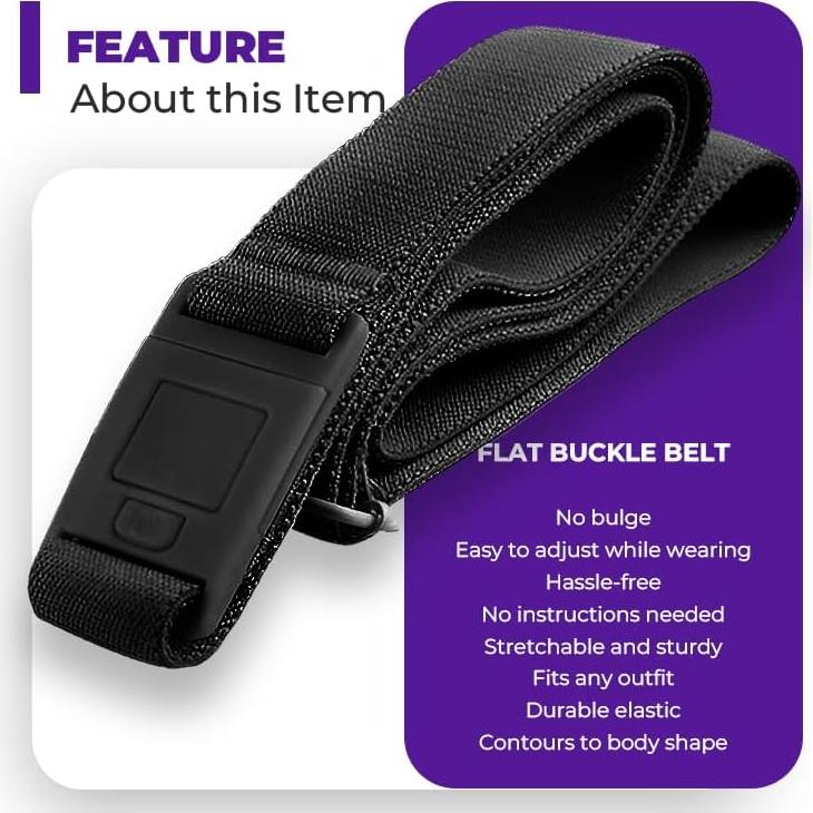 Cinturón Ajustable Estrecho Beltaway para Mujeres - 2.54 cm