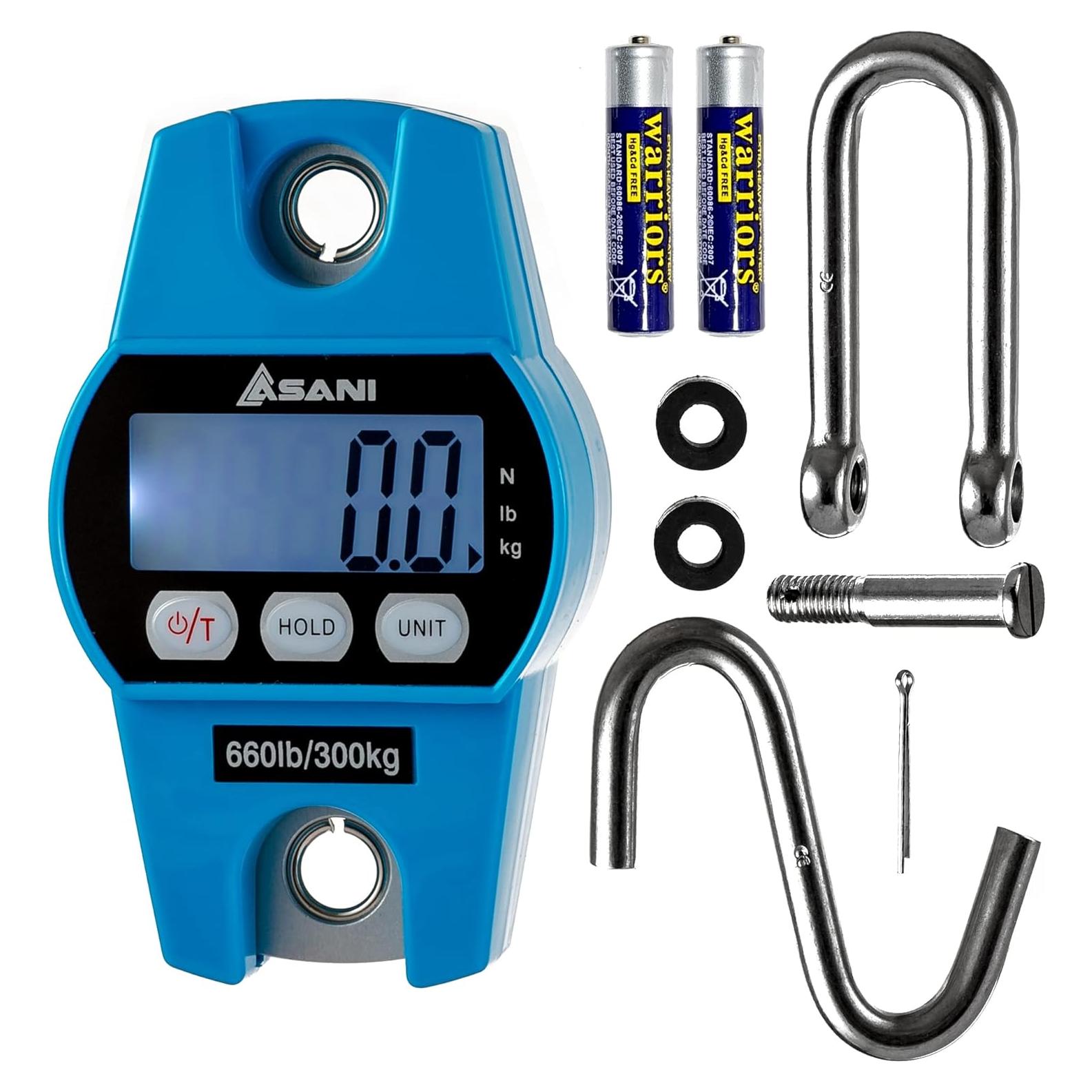 Báscula Colgante Digital Asani 300kg Precisión Alta Resistencia