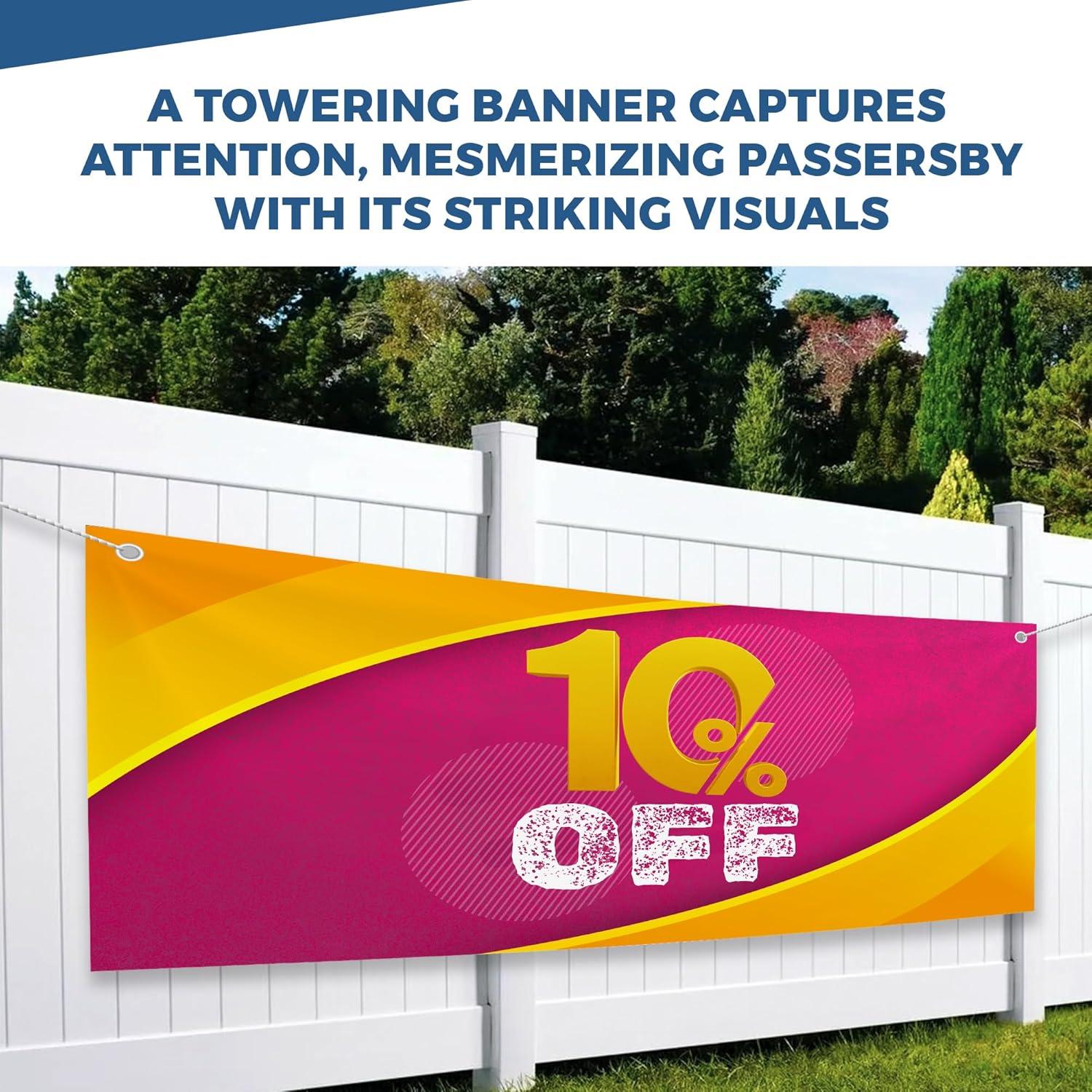 Banners Grandes de Poliéster BCB Print 1.22x0.61m 10% Descuento