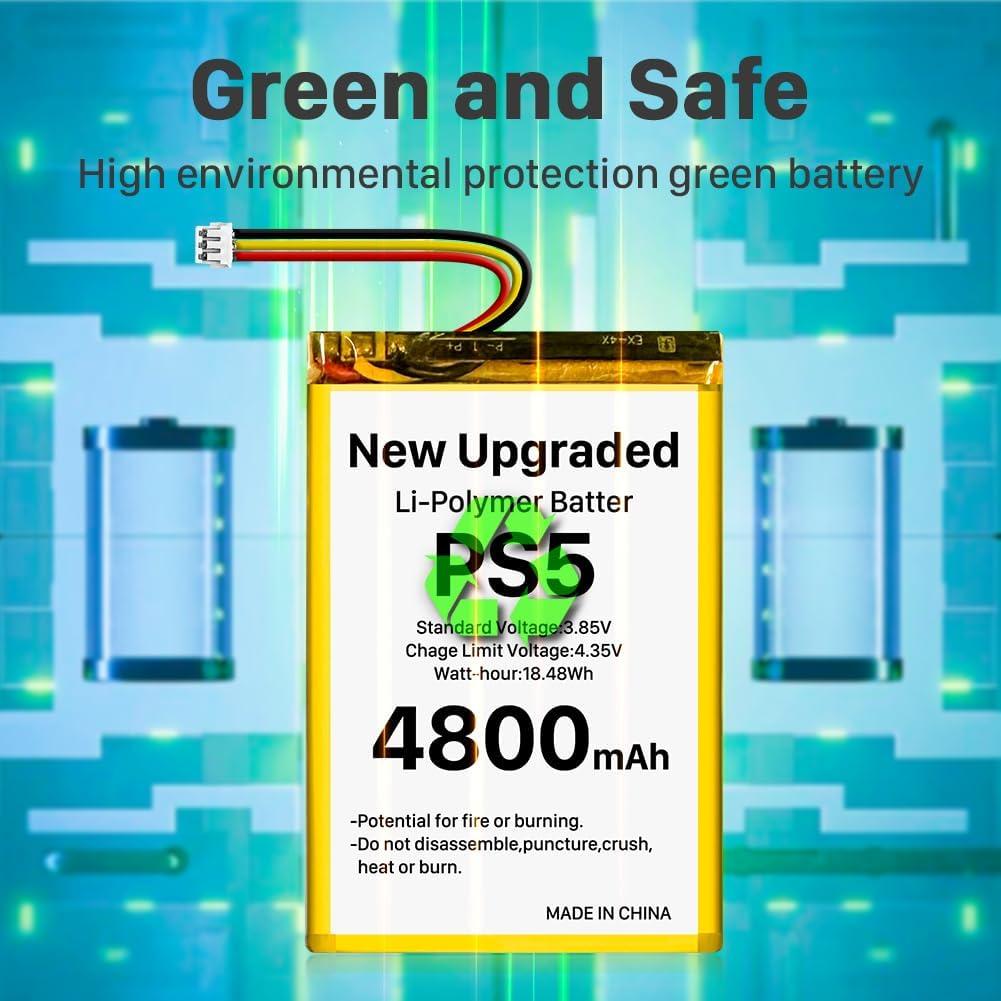 Batería Reemplazo SHENMZ PS5 4800mAh Li-ion DualSense
