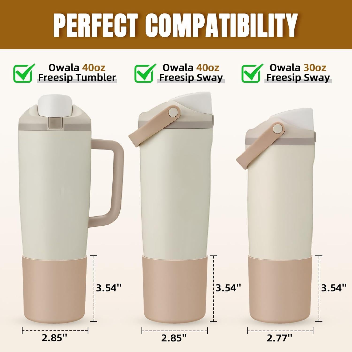 Funda de Silicona BKBY para Botellas Owala 30oz y 40oz
