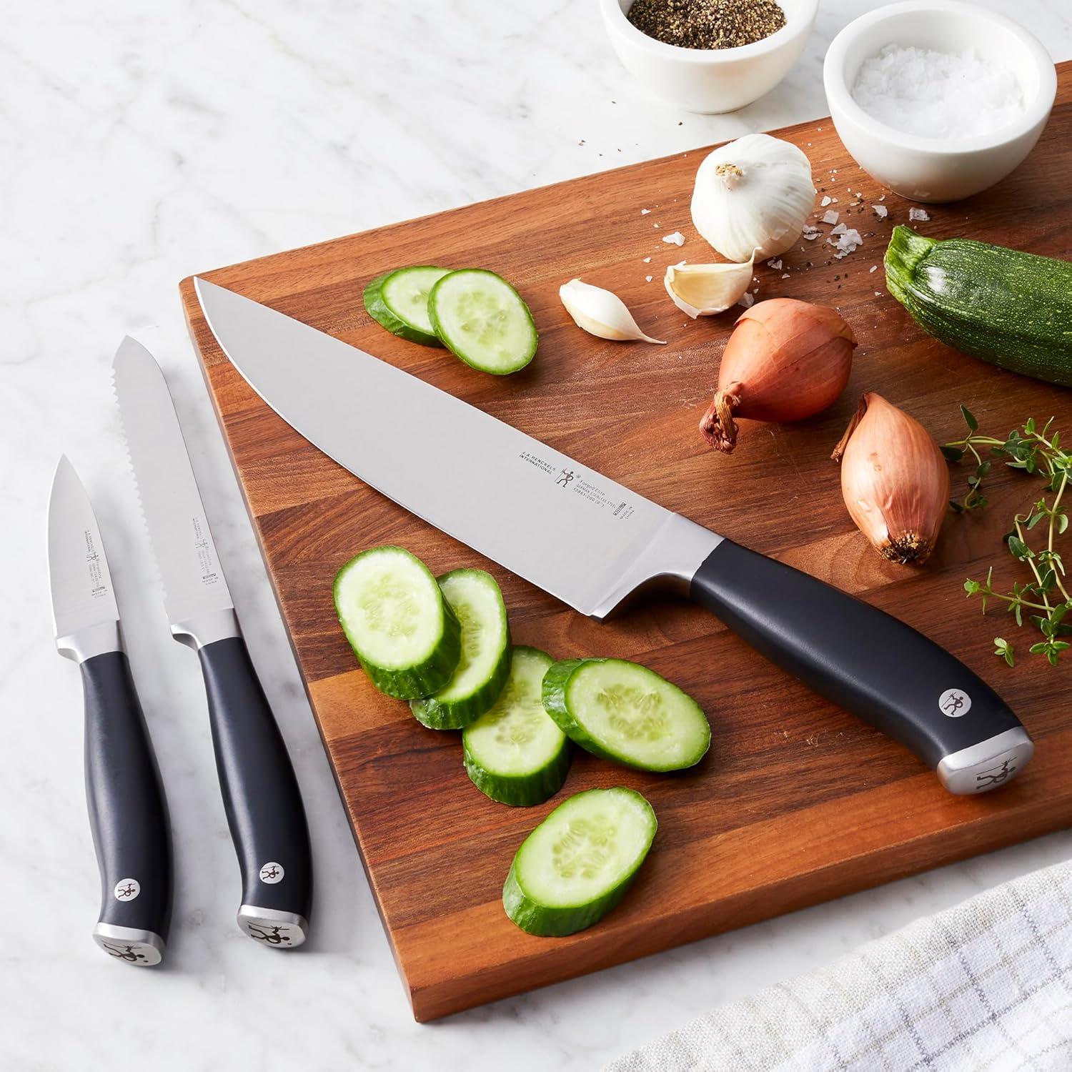 Juego de Cuchillos de Cocina HENCKELS Elite Forjado 3 Piezas