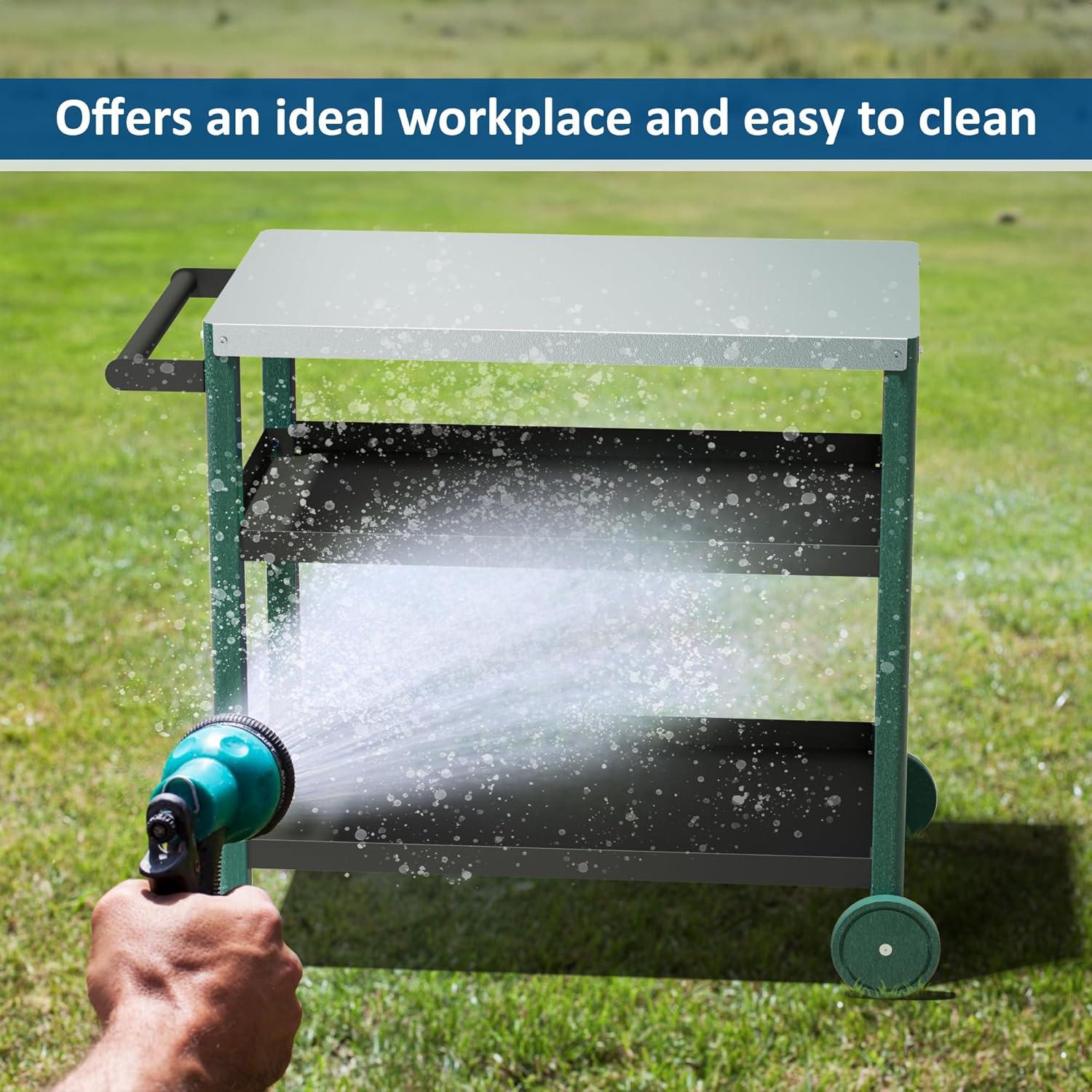 Carro de Parrilla TORVA 3 Niveles HDPE Resistente a Rayones