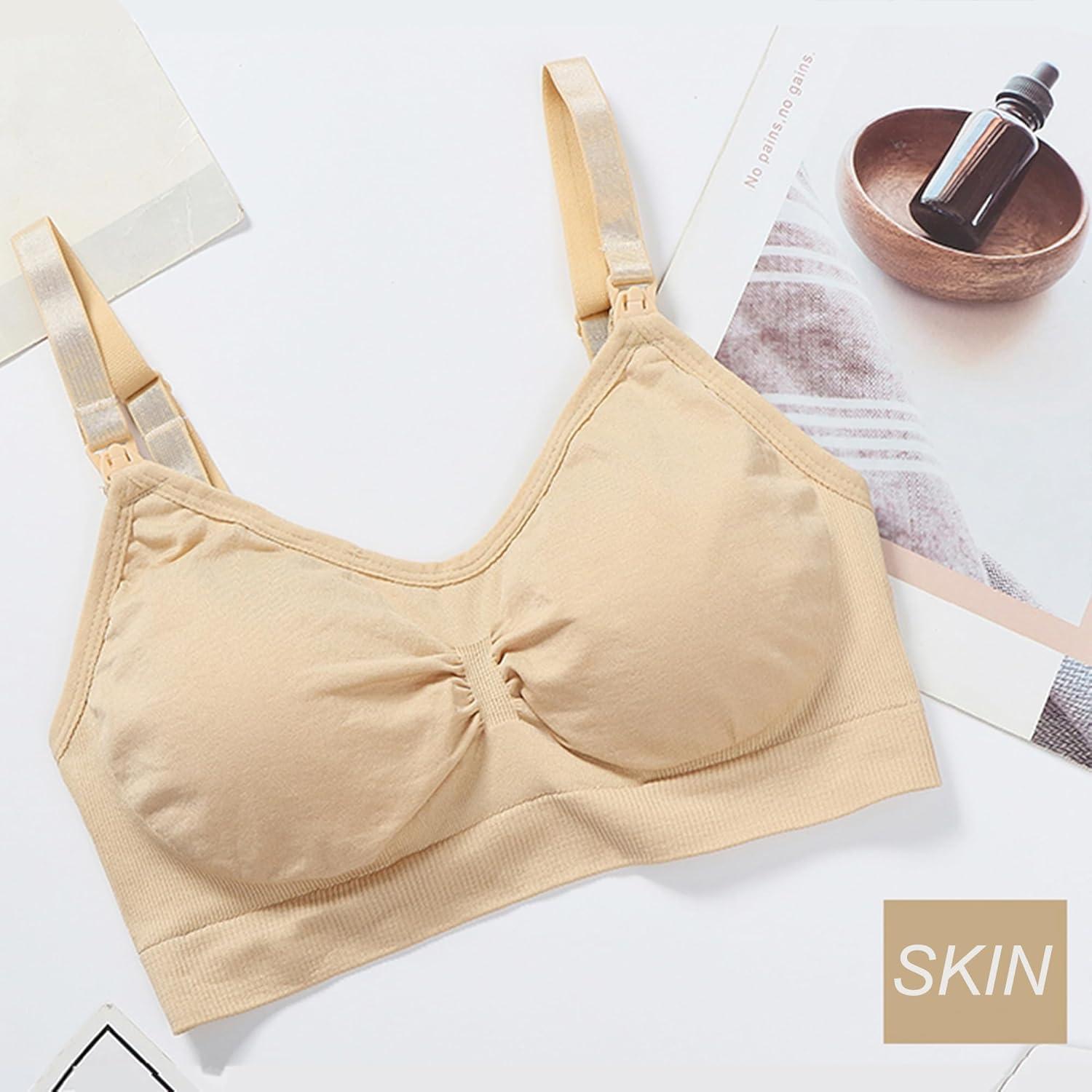 Pack 3 Sujetadores de Lactancia Sin Costuras - Ajustables