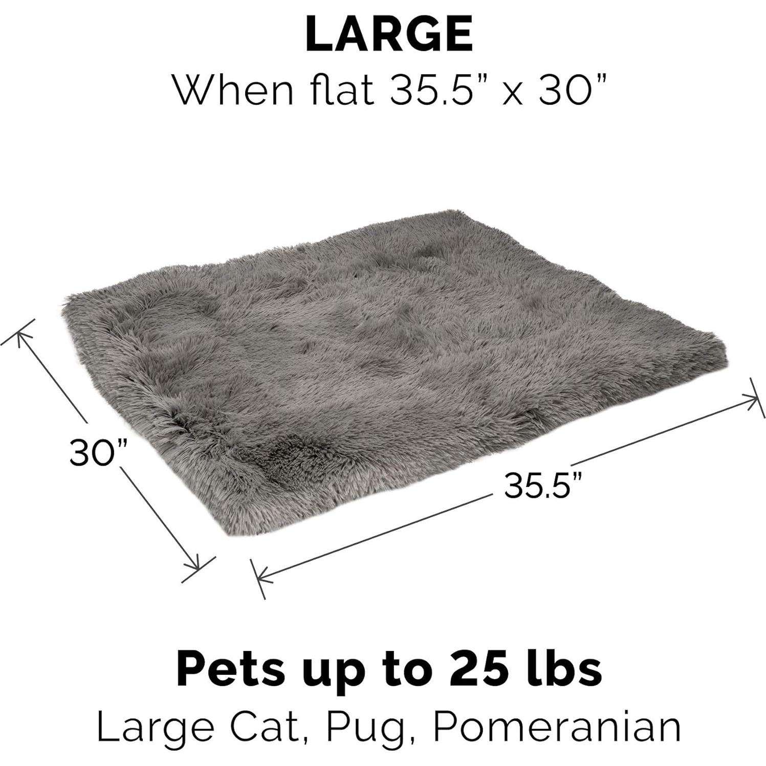 Cama Autocalentable Furhaven para Gatos Grande Gris 90x76cm