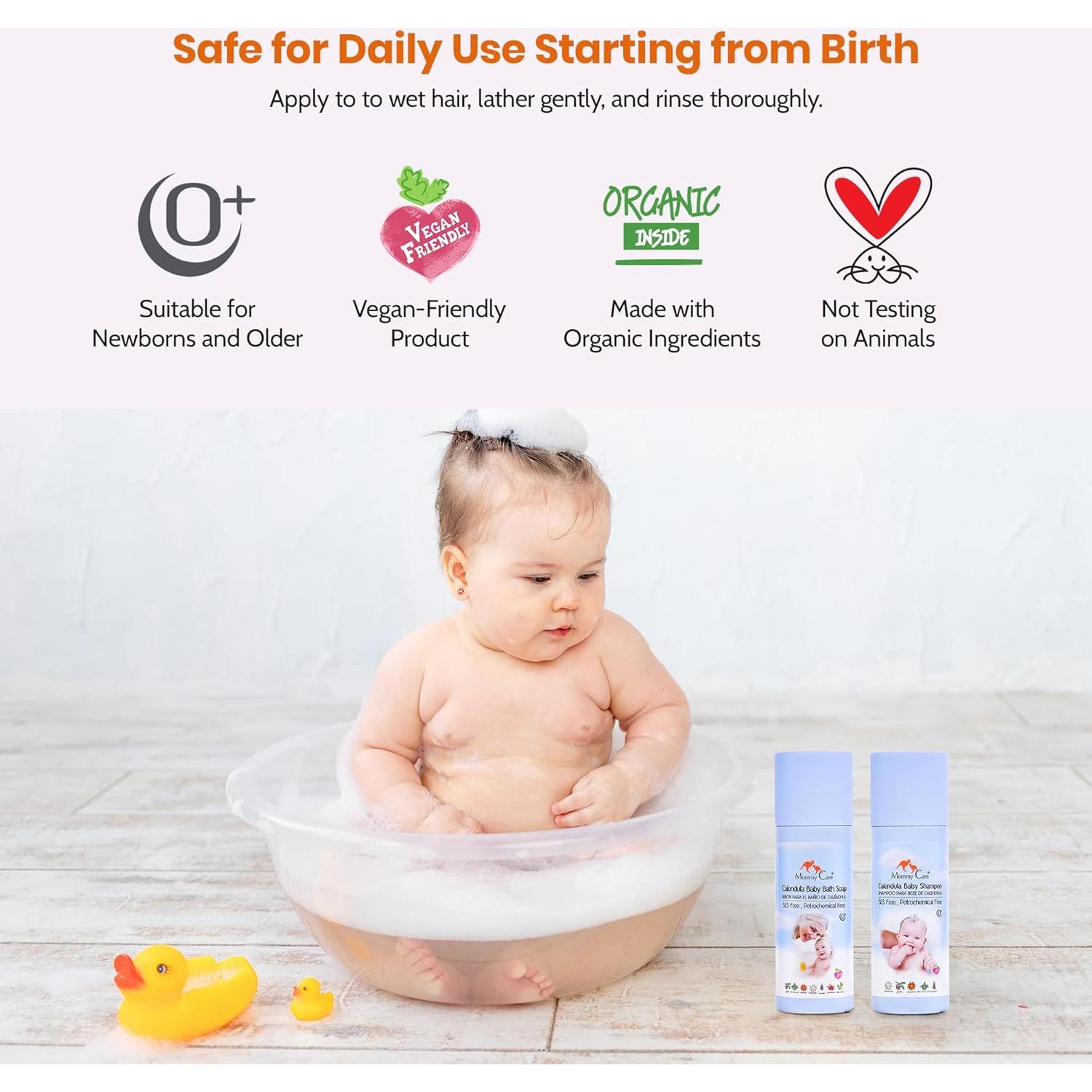 Champú Natural Mommy Care 200 ml - Suave y Nutritivo Bebés